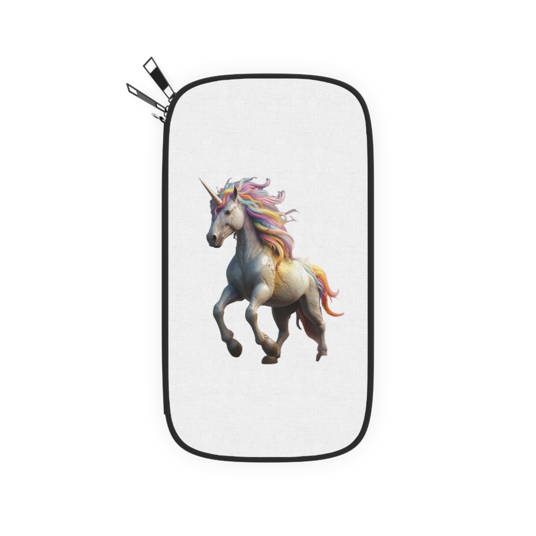 Colorful 3d Mythical Unicorn Passport Wallet - Image 2
