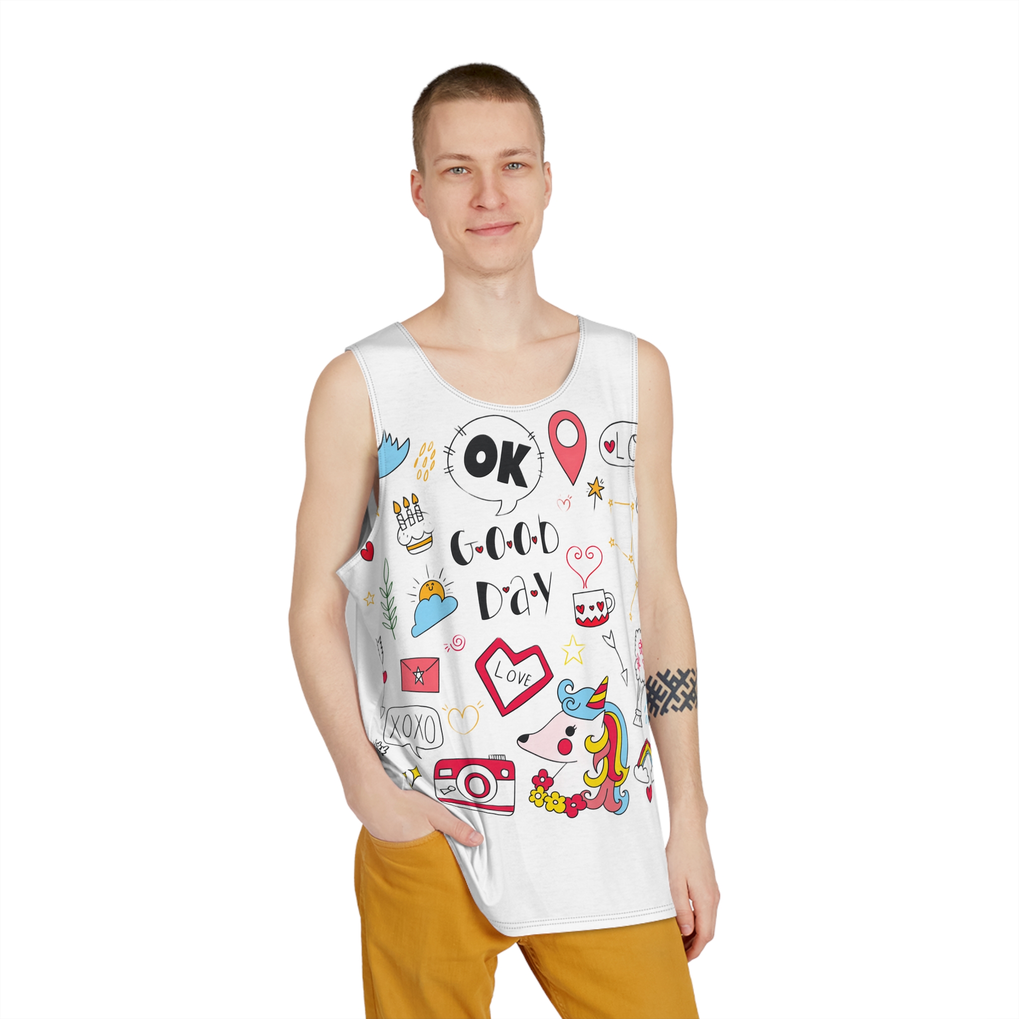 Unicorn V566 Mens Tank Aop - Image 3