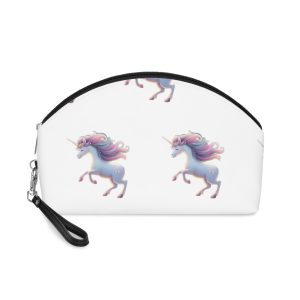 Beautiful Unicorn Running Magical Meadow Unicorn Background Images Whimsical Unicorn (62) Makeup Bag