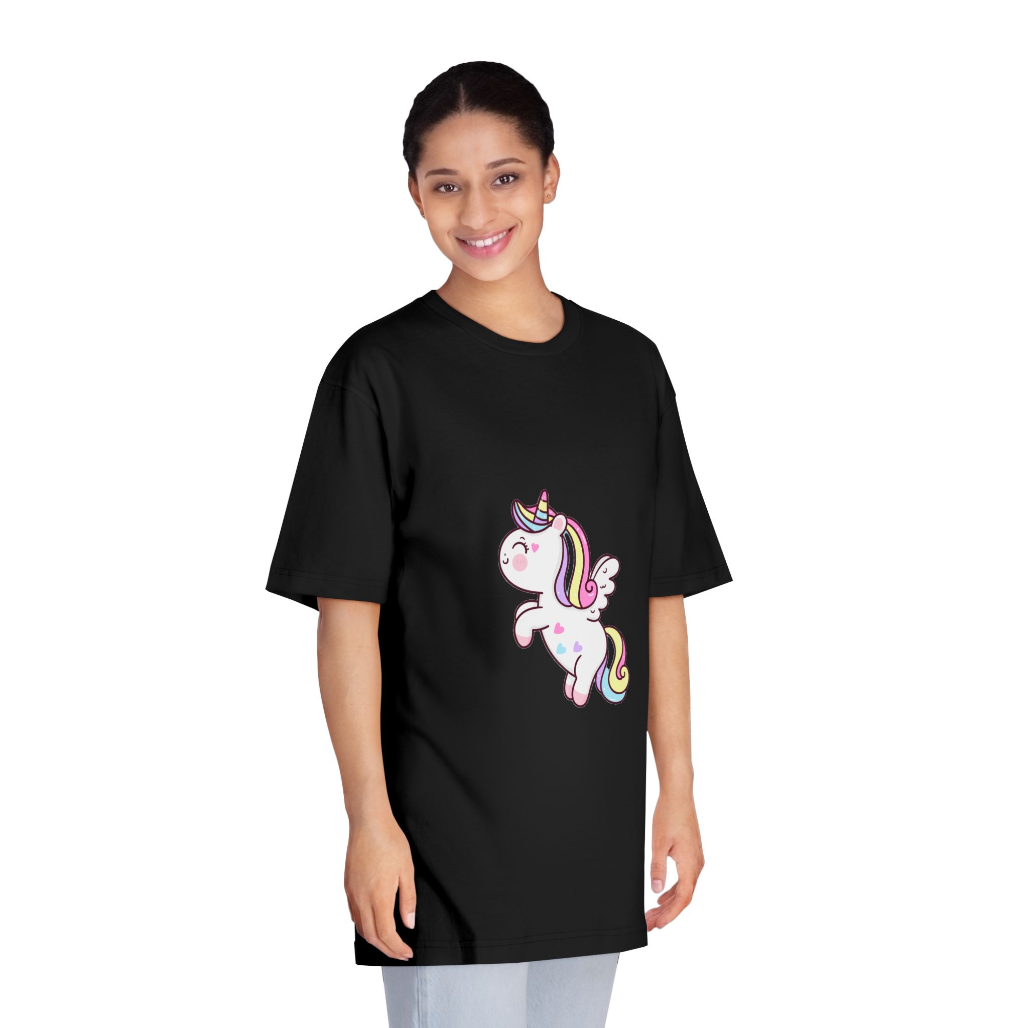 Unicorn V539 Unisex Classic Crewneck T Shirt - Image 7