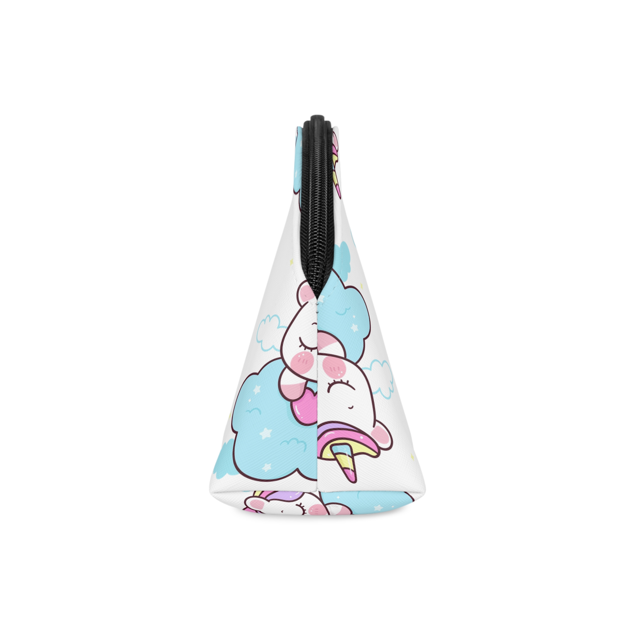 Cute Unicorn Pegasus Cartoon Sleep Holding Heart Cloud Kawaii Animal Makeup Bag - Image 4