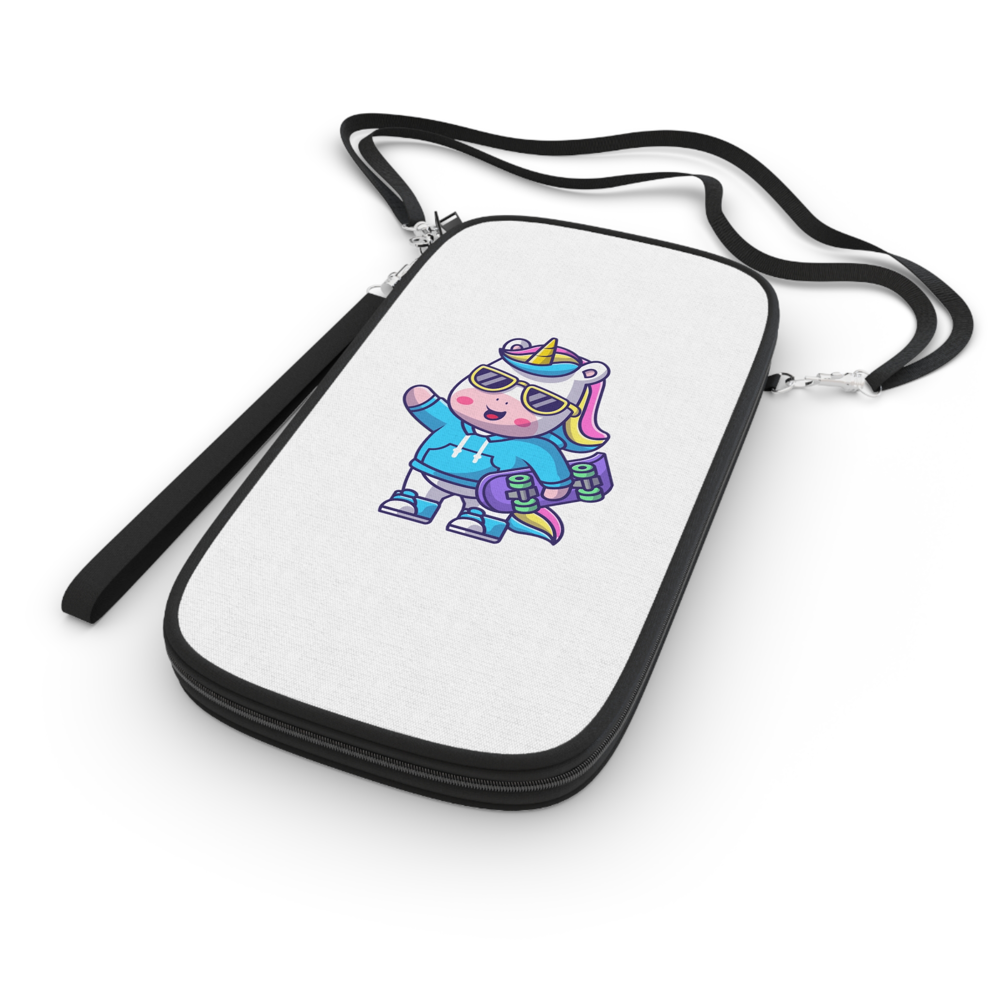 Cute Unicorn Skate Passport Wallet - Image 3
