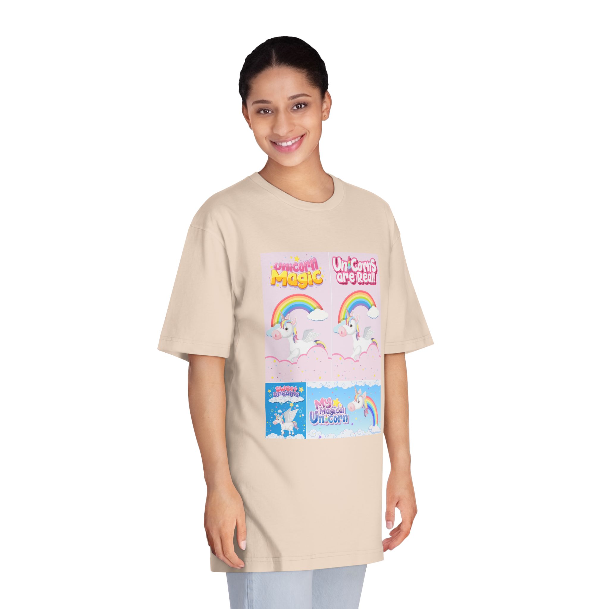 Unicorn V499 Unisex Classic Crewneck T Shirt - Image 11