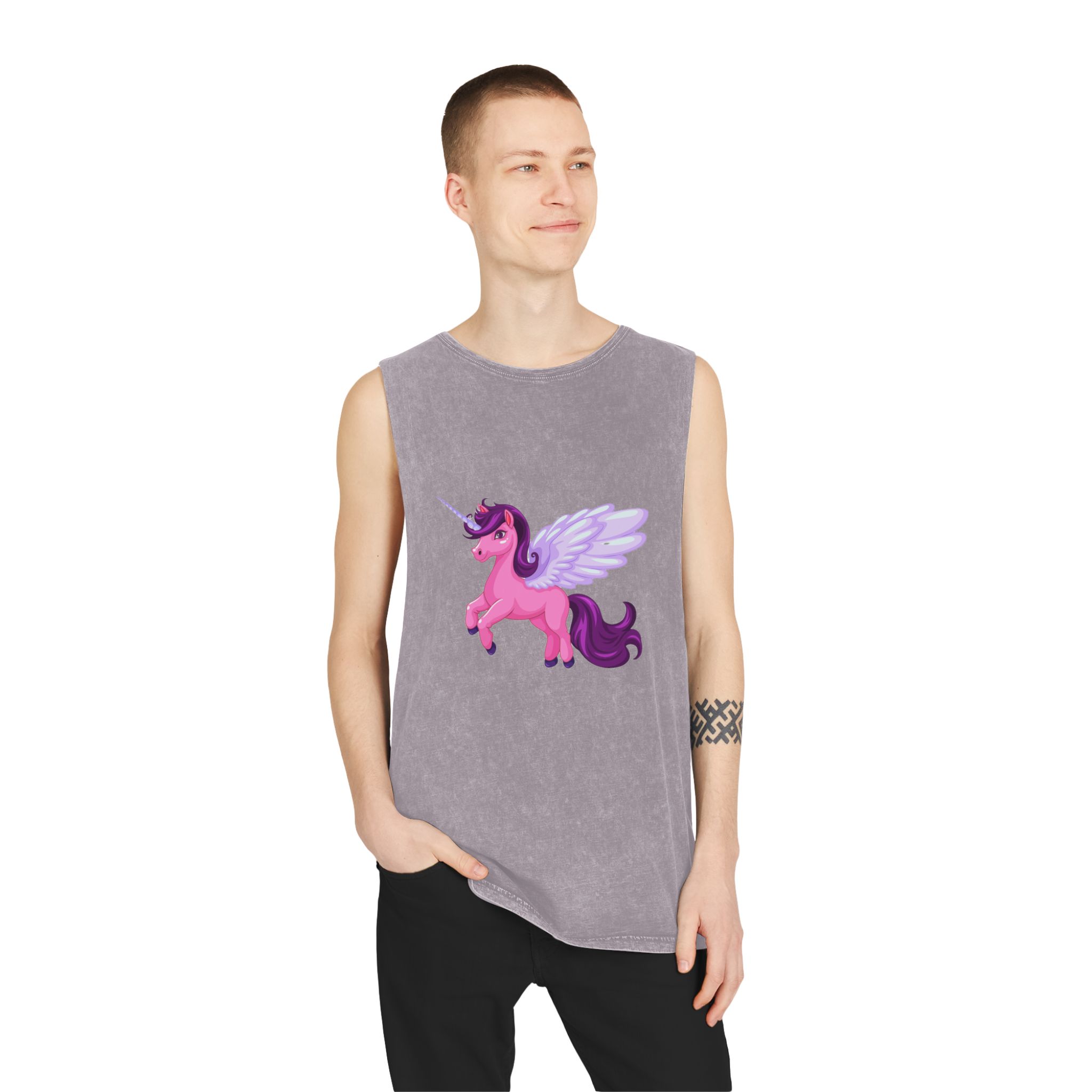Foqc Ssf7 230801 Unisex Stonewash Tank Top - Image 19
