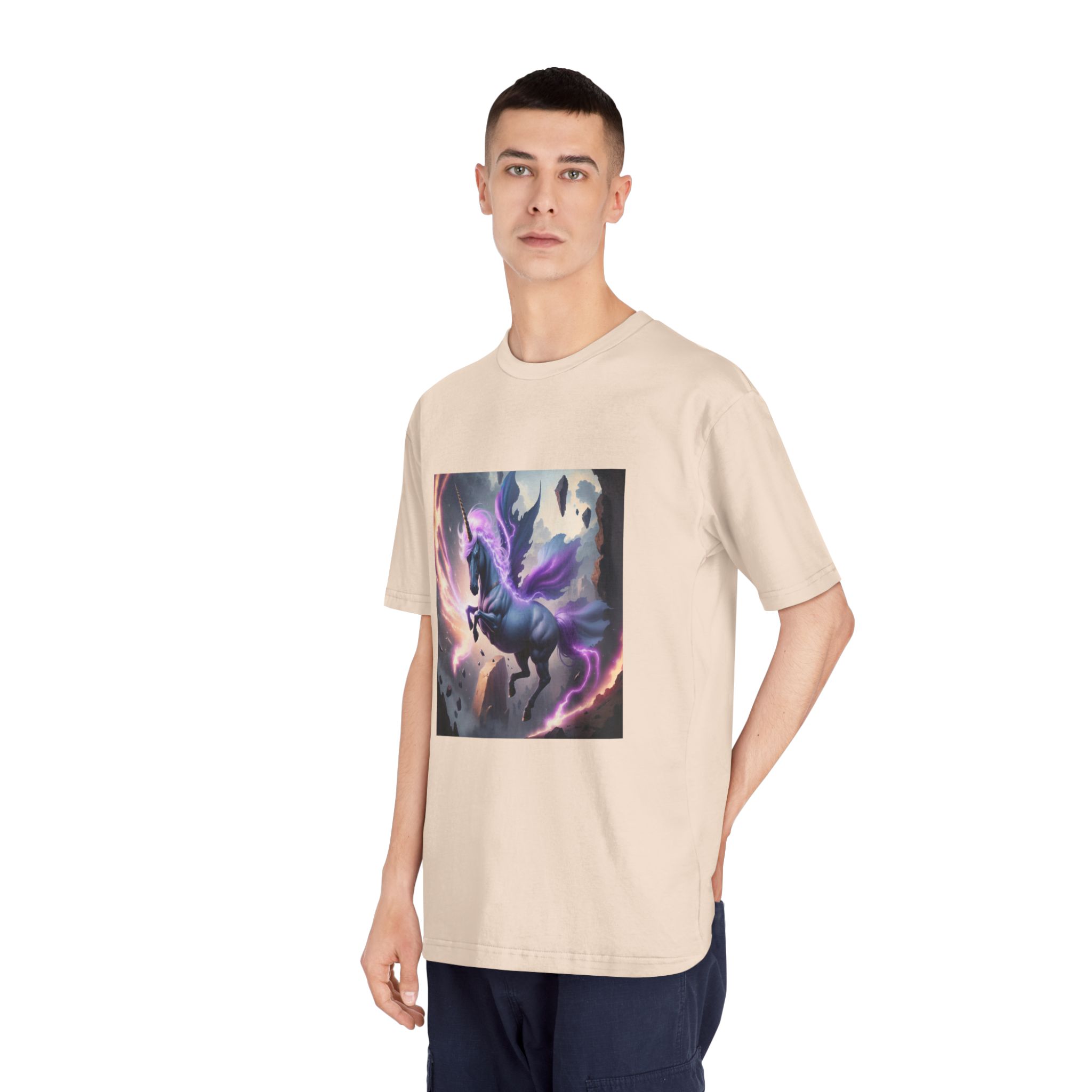 Unicorn Painting Unisex Classic Crewneck T Shirt - Image 12