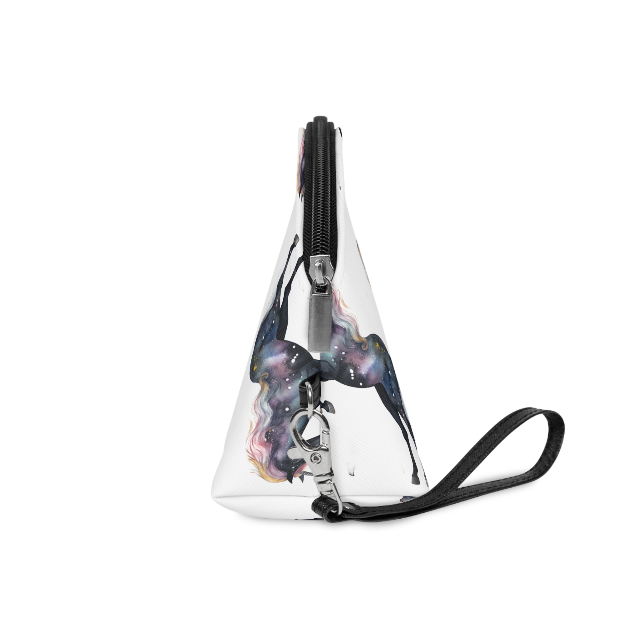 There Are Lot Different Unicorns That Are Painted Watercolor Generative Ai Makeup Bag - Image 3