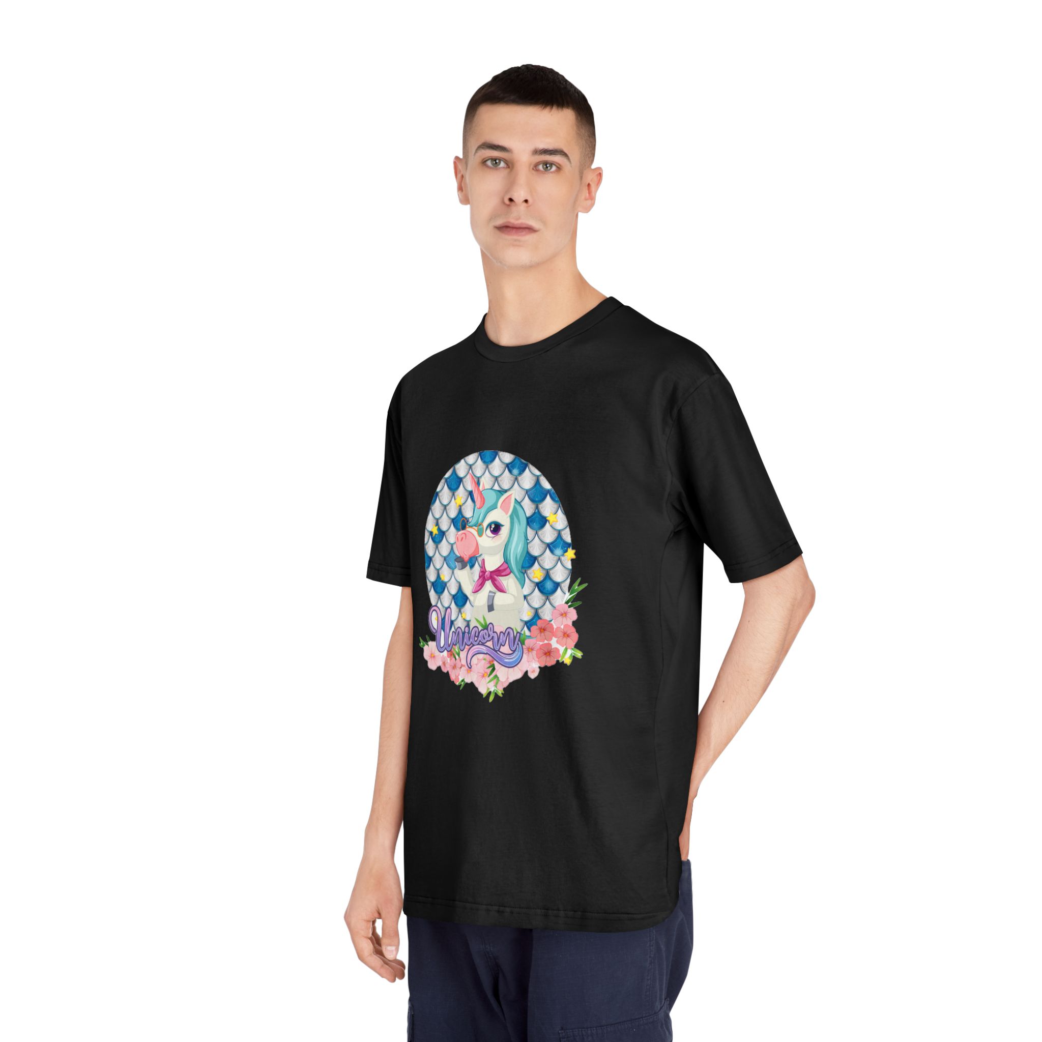 Unicorn V656 Unisex Classic Crewneck T Shirt - Image 8