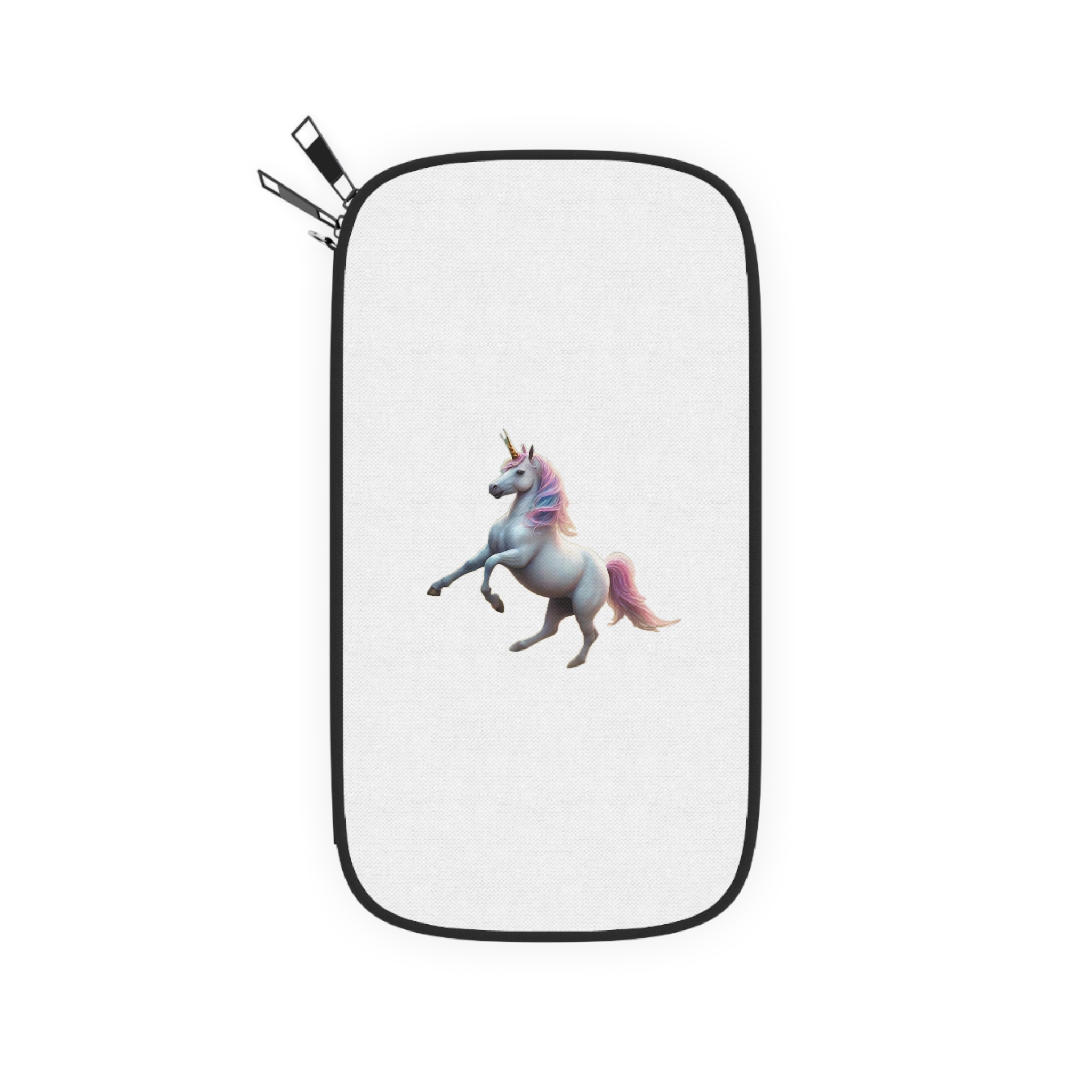 Beautiful Unicorn Running Magical Meadow Unicorn Background Images Whimsical Unicorn (8) Passport Wallet - Image 2