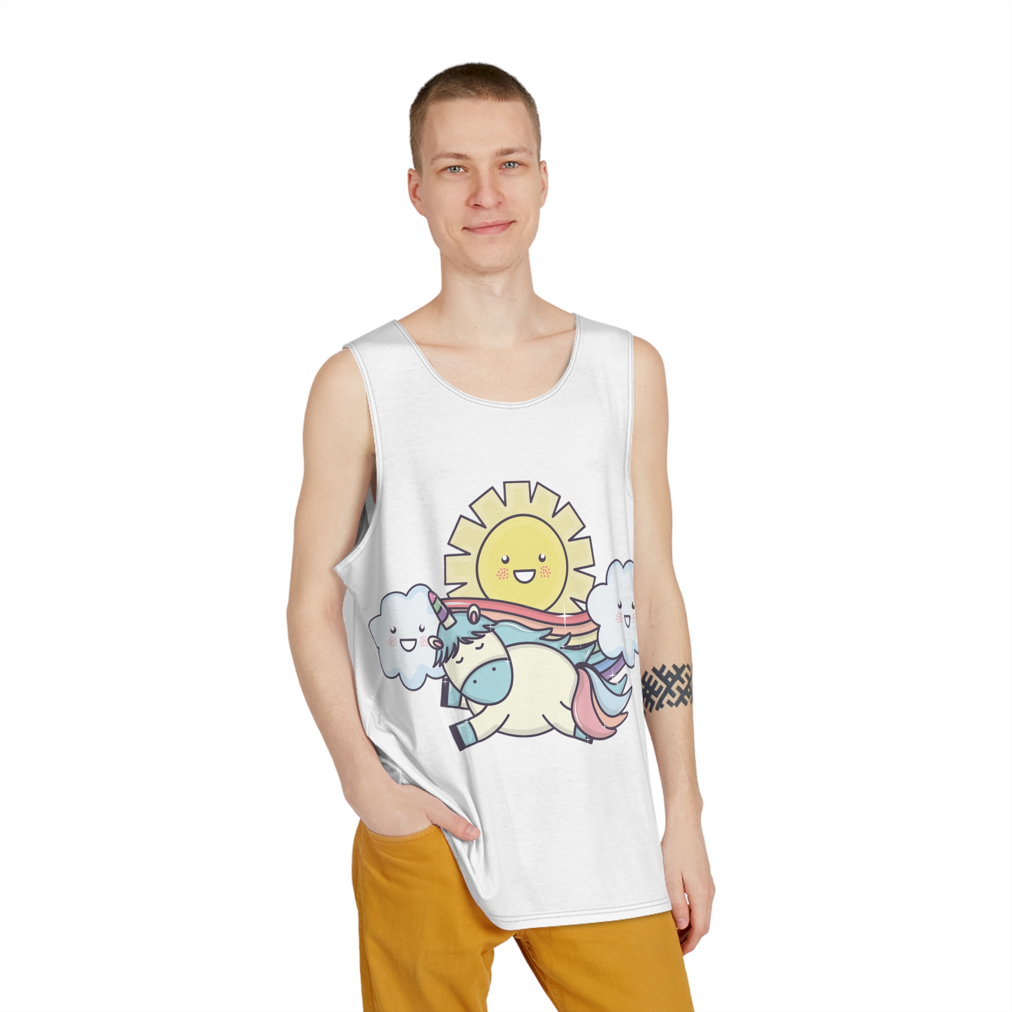 Unicorns 110 Mens Tank Aop - Image 3