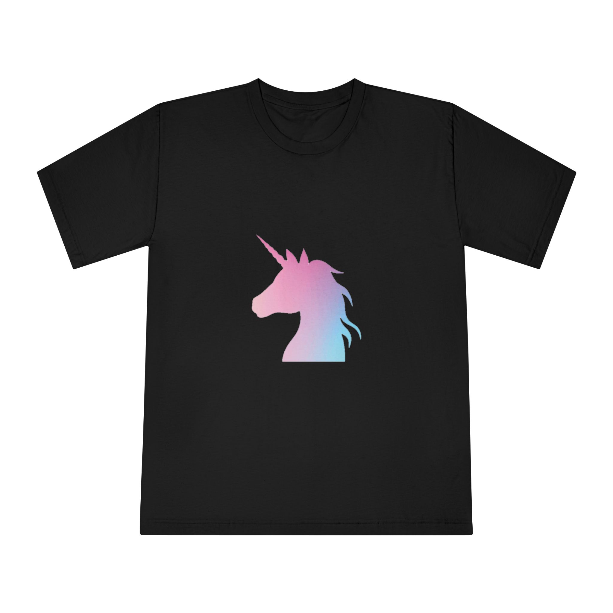 Pastel Unicorn Silhouette Art Unisex Classic Crewneck T Shirt - Image 5