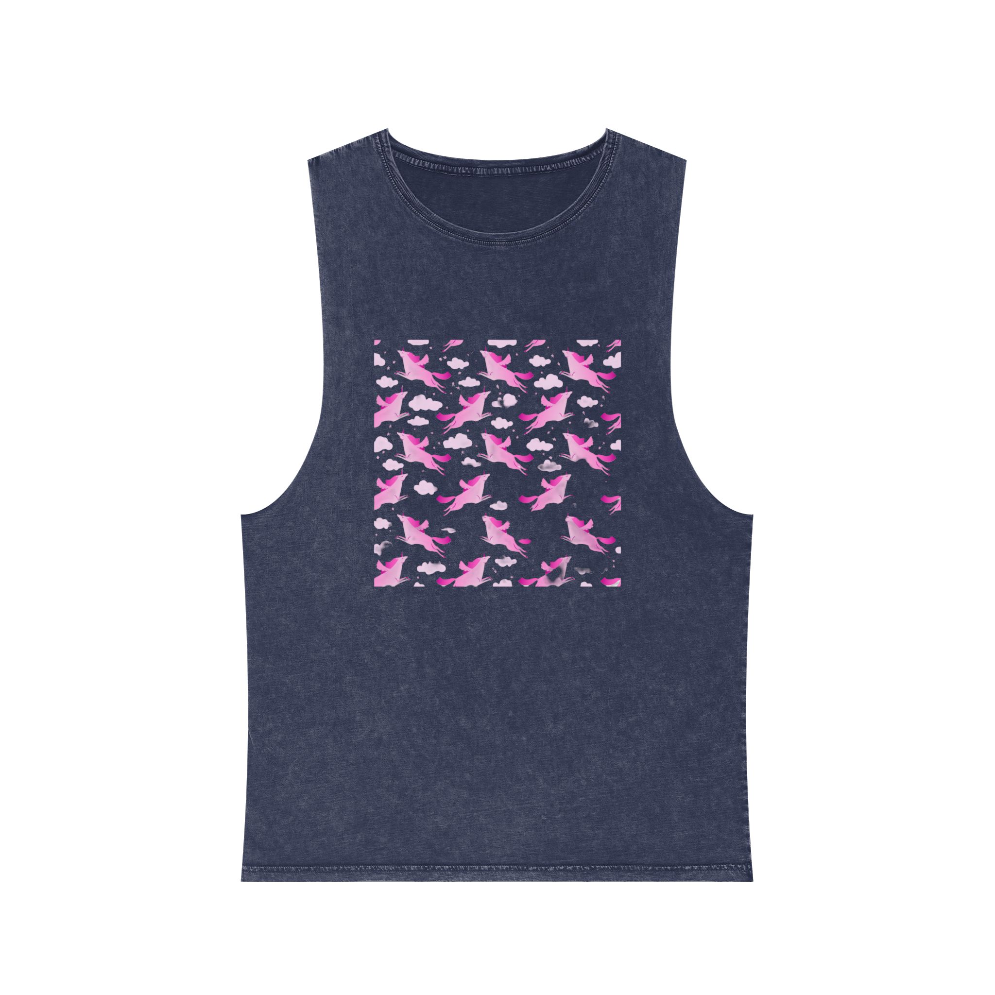 Unicorn V512 Unisex Stonewash Tank Top - Image 13