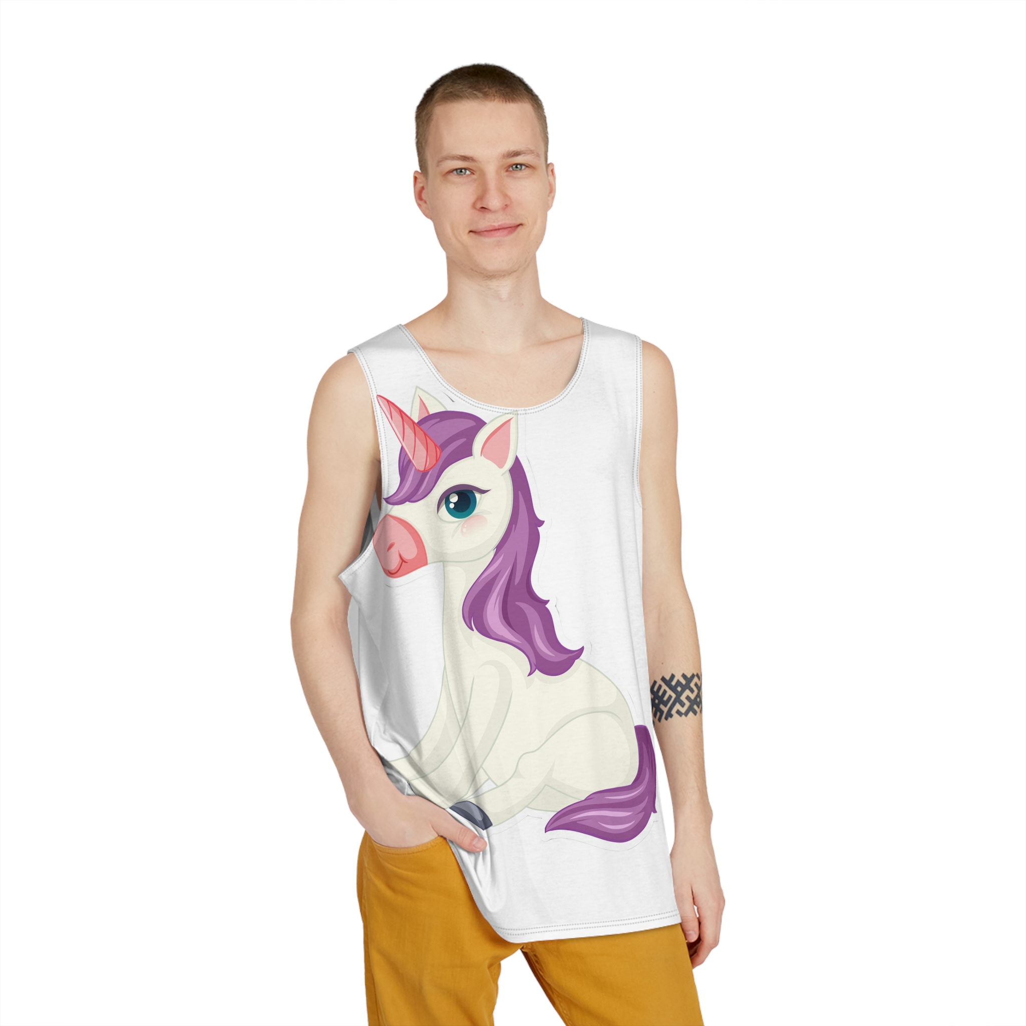 Unicorn V626 Mens Tank Aop - Image 3