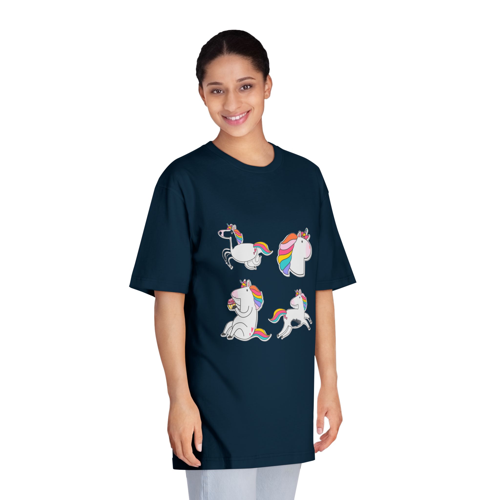Unicorns 50 Unisex Classic Crewneck T Shirt - Image 19