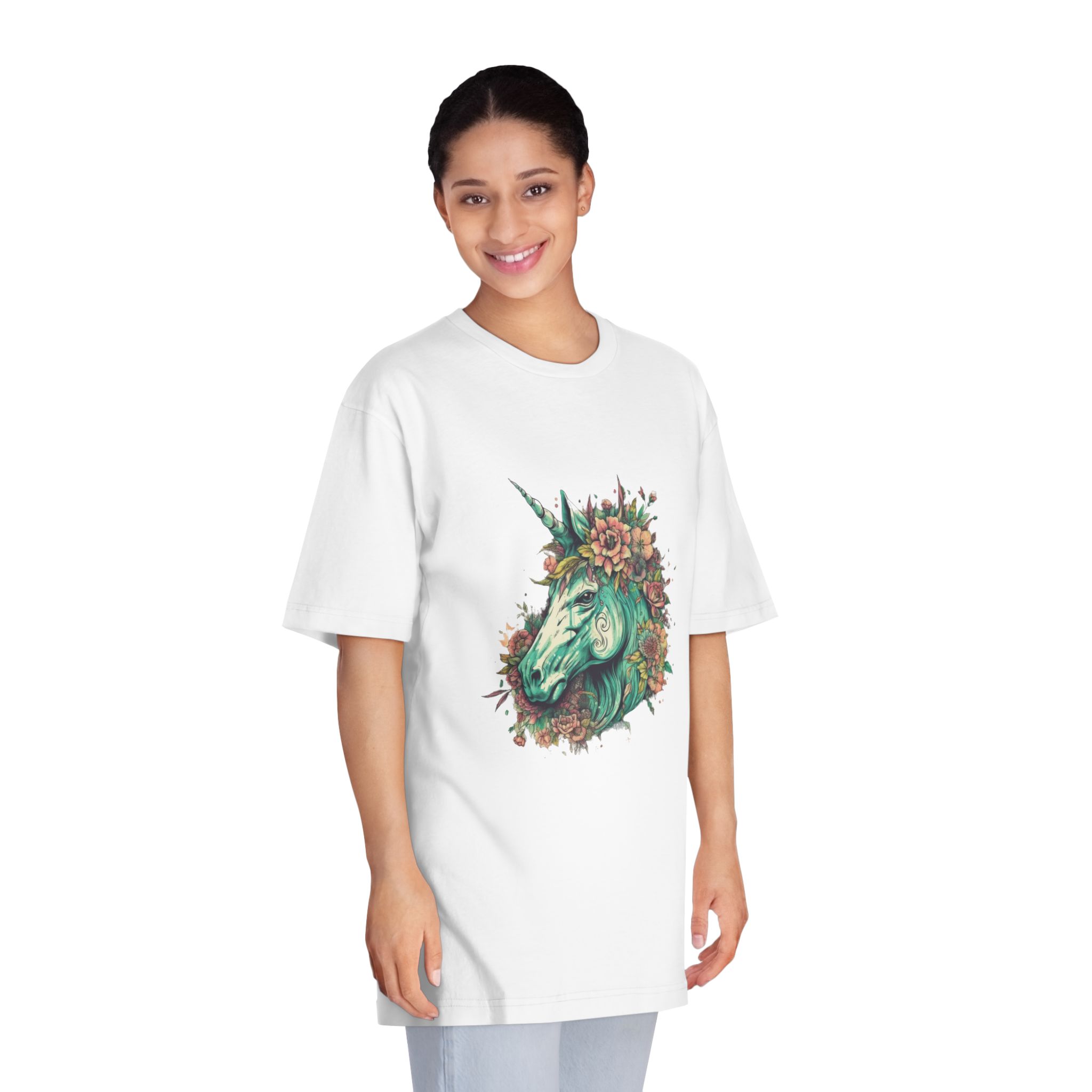 Unicorns 276 Unisex Classic Crewneck T Shirt - Image 3