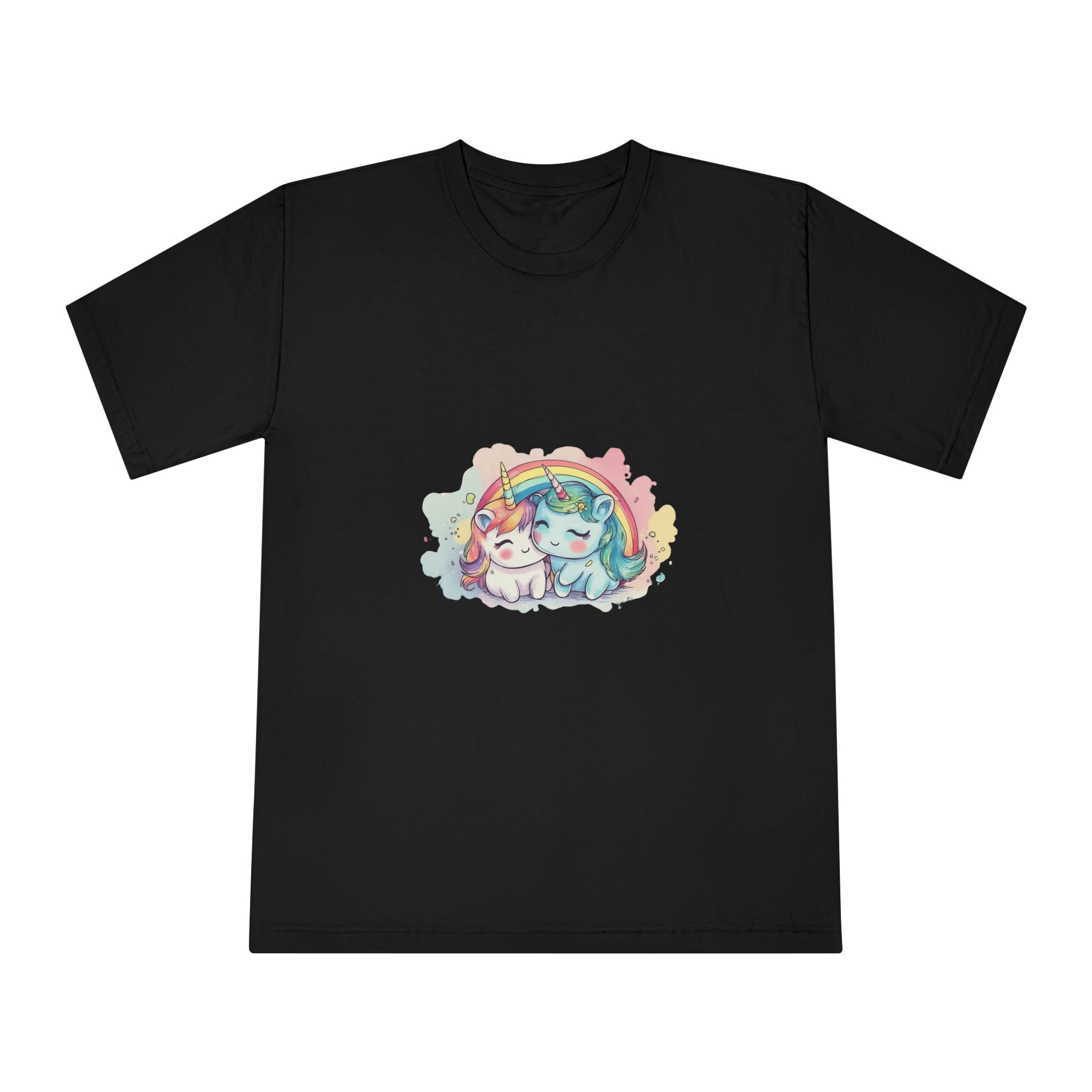 Two Cute Unicorns Unisex Classic Crewneck T Shirt - Image 5