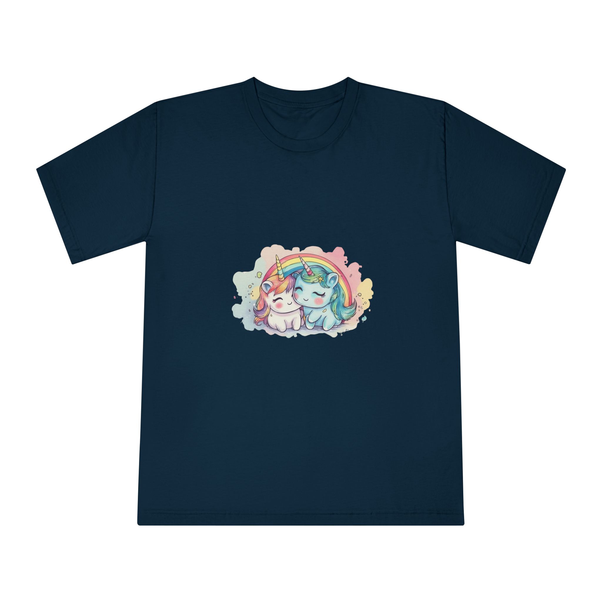 Two Cute Unicorns Unisex Classic Crewneck T Shirt - Image 17
