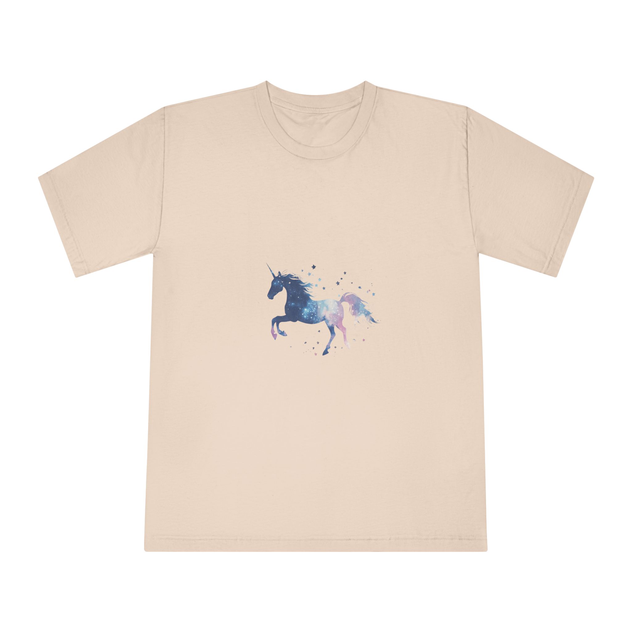 Celestial Unicorn Watercolor Painting Unisex Classic Crewneck T Shirt - Image 9