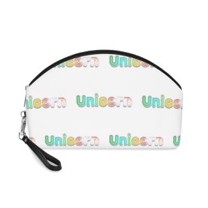 Unicorn Text Style Editable Text Effect Makeup Bag