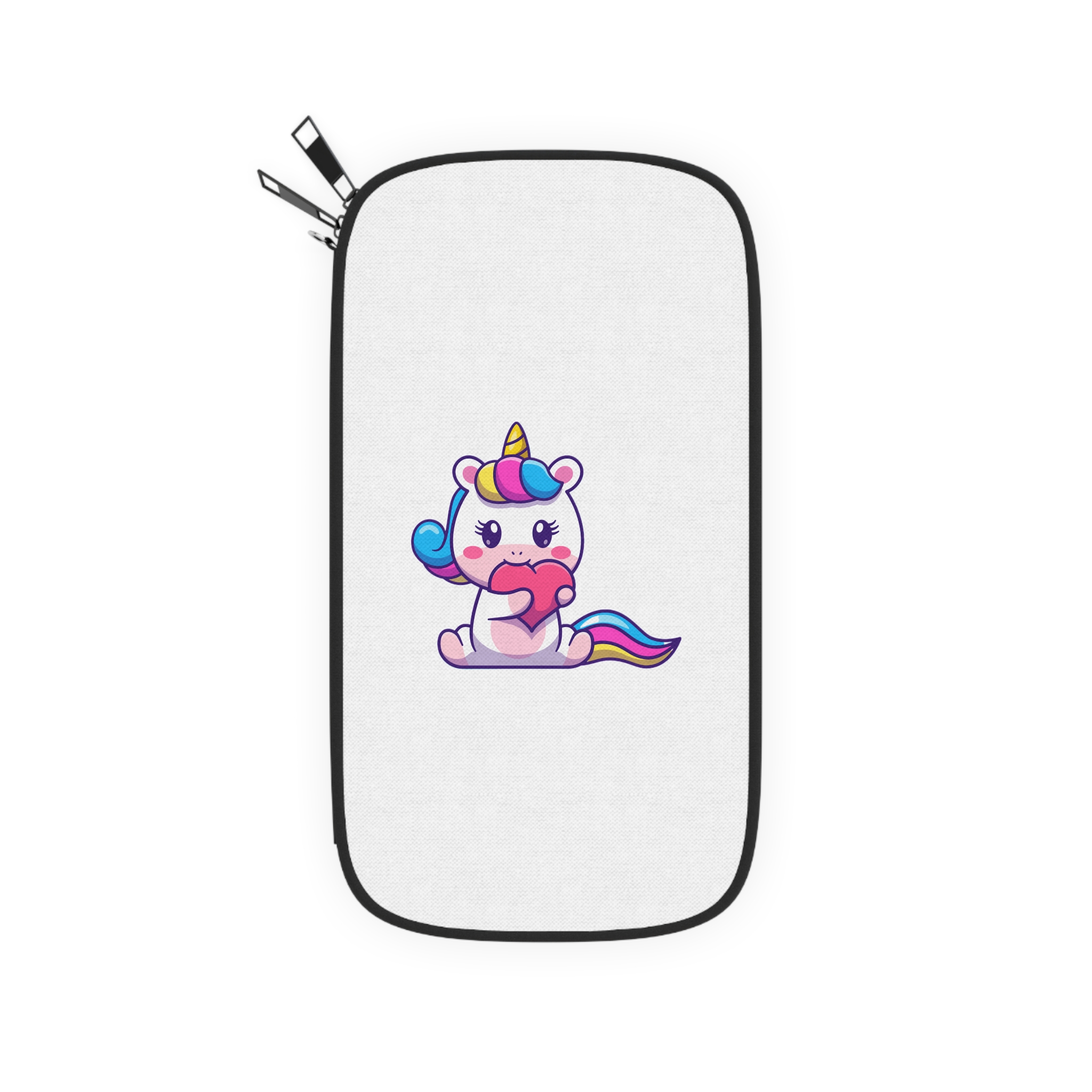 Cute Unicorn Heart Passport Wallet - Image 2