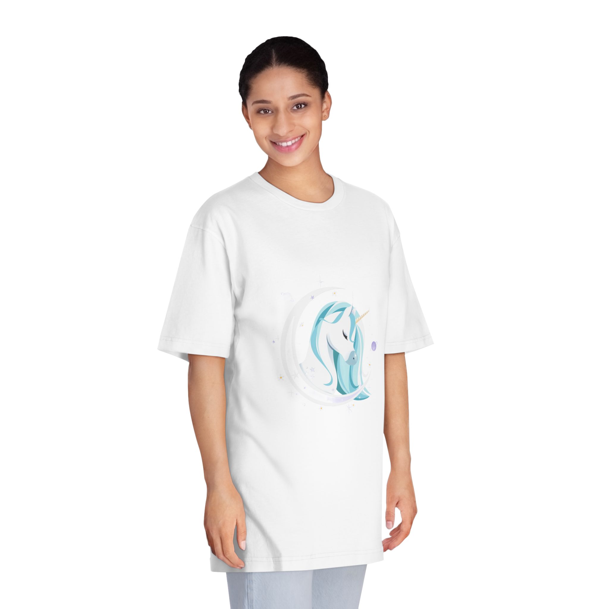 Unicorn V487 Unisex Classic Crewneck T Shirt - Image 3