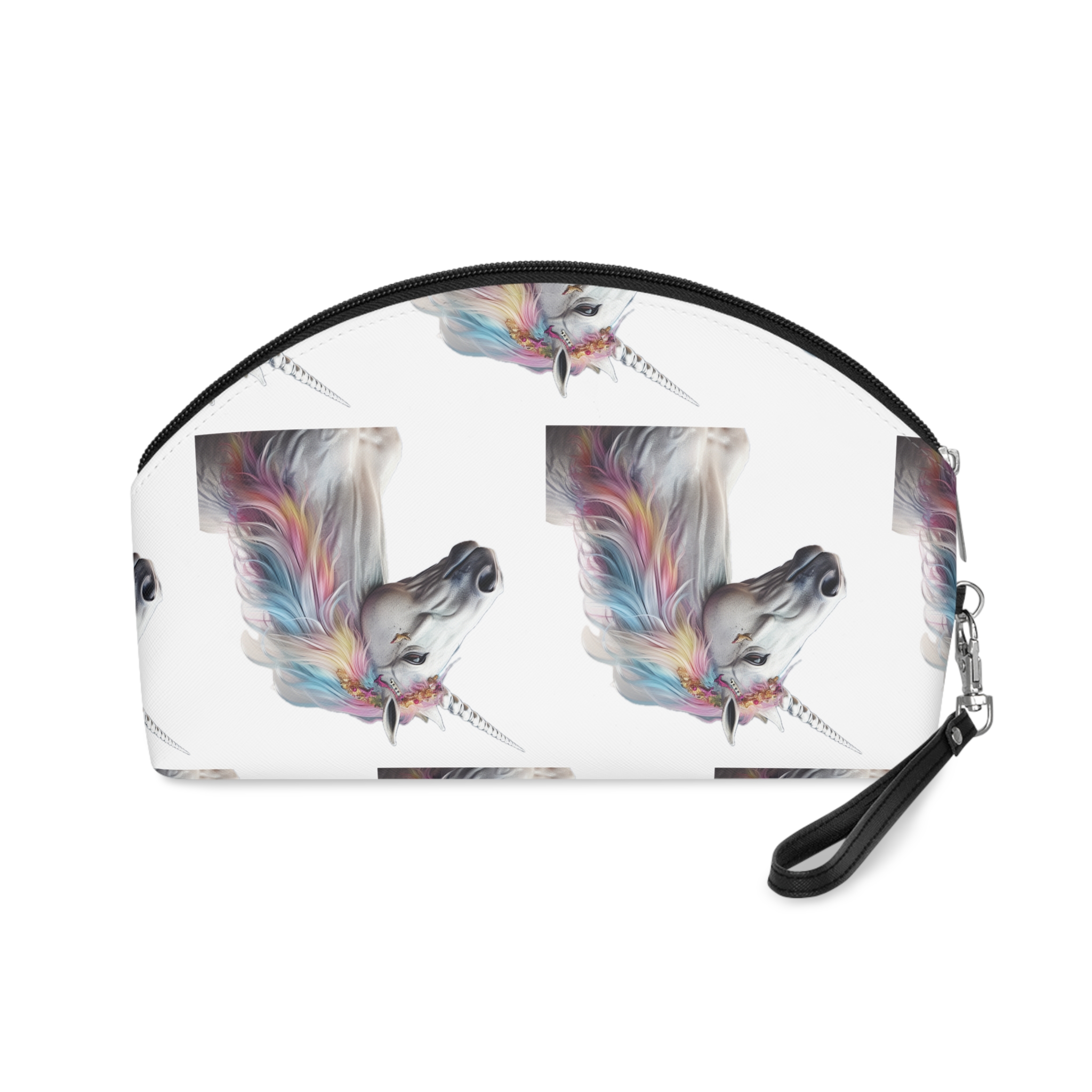 Colorful 3d Mythical Unicorn (3) Makeup Bag - Image 2