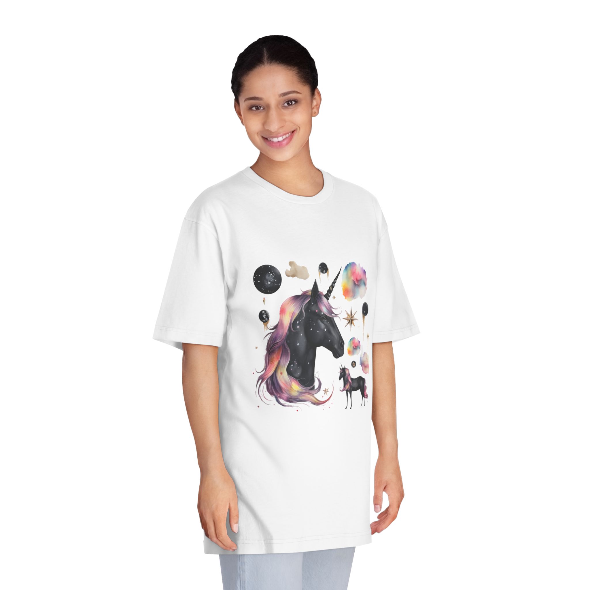 Unicorns 274 Unisex Classic Crewneck T Shirt - Image 3
