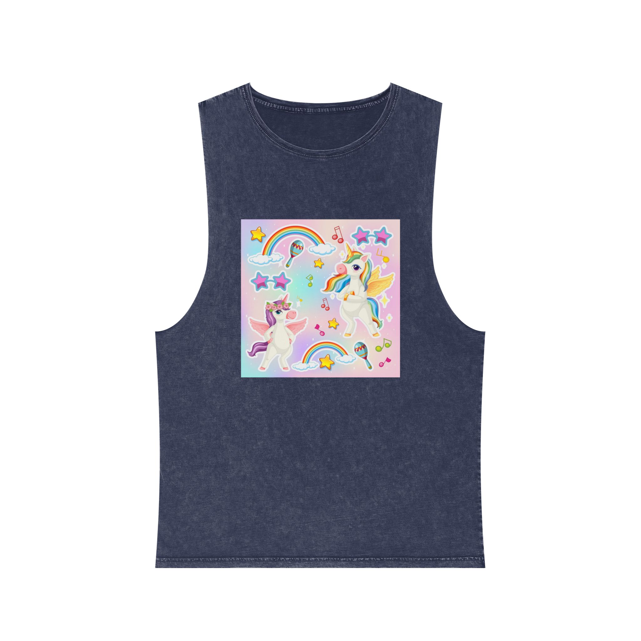 Unicorn V460 Unisex Stonewash Tank Top - Image 13