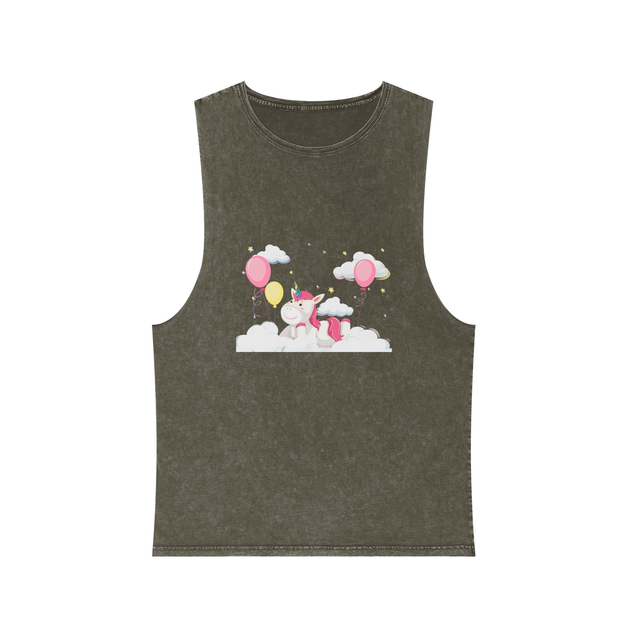 Unicorn V513 Unisex Stonewash Tank Top - Image 5