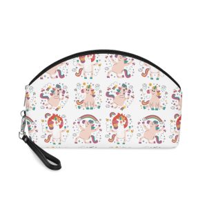 Doodle Hand Drawn Unicorn Stickers 2 Makeup Bag