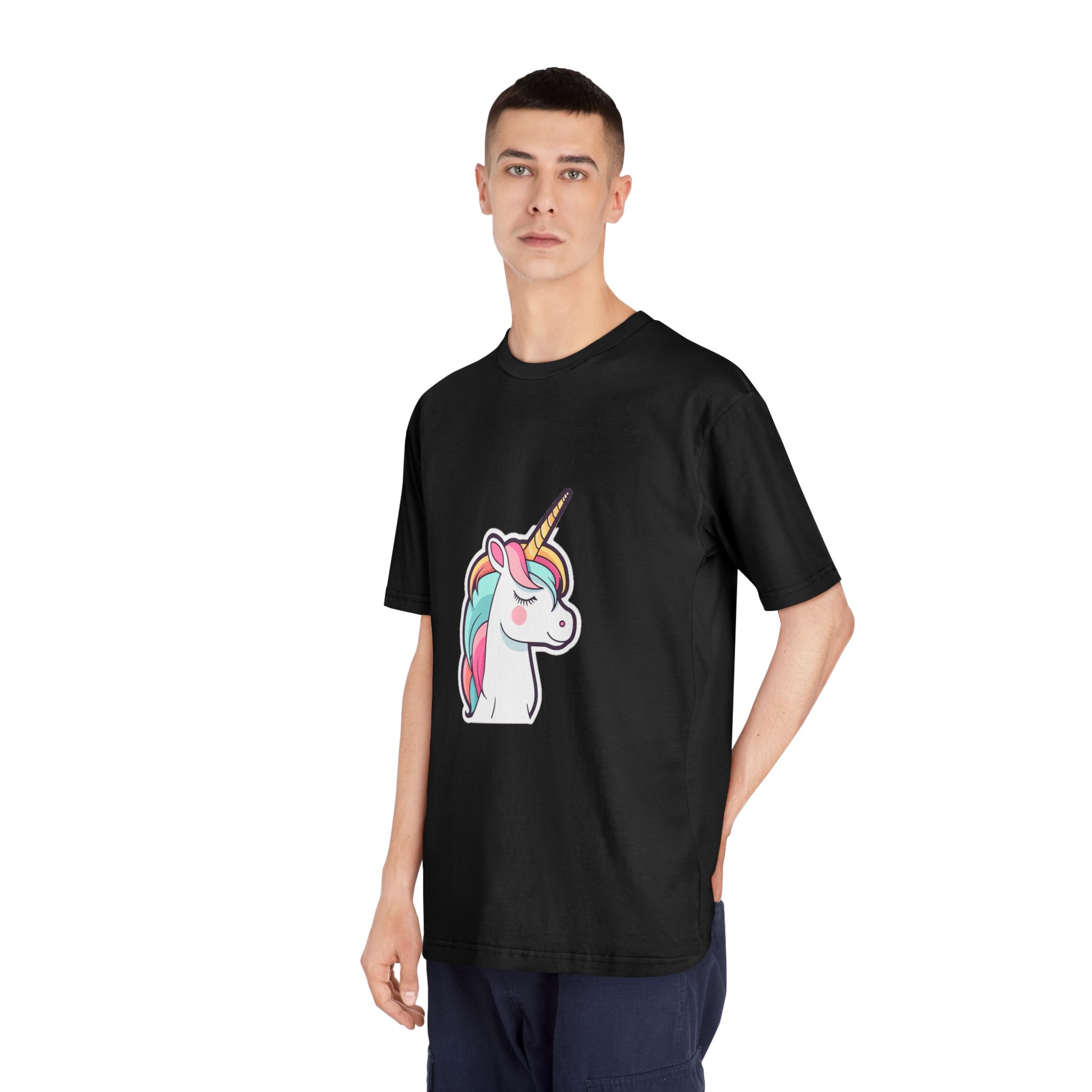 Unicorn Copy Unisex Classic Crewneck T Shirt - Image 8