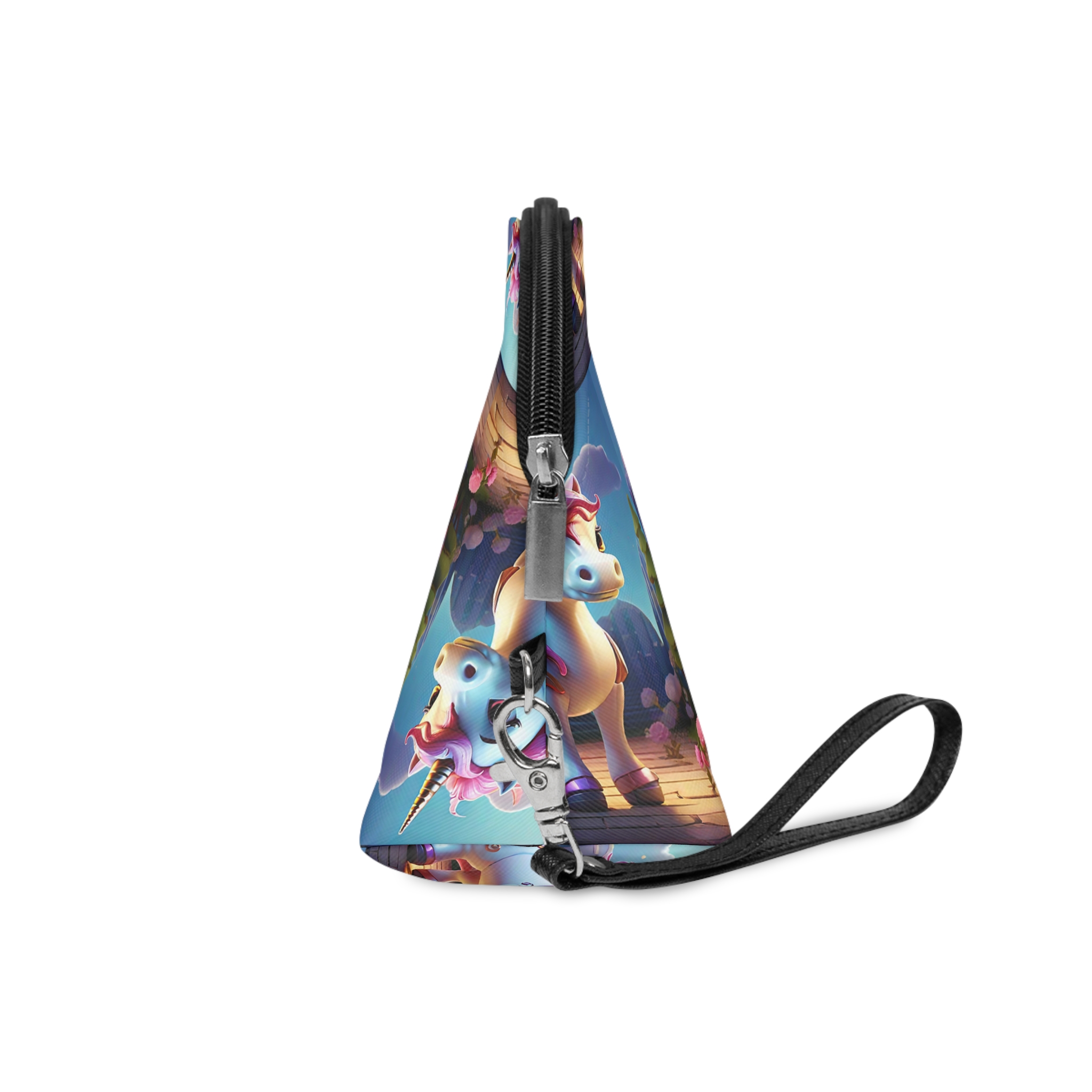 Animated Unicorn Children Generated By Ai (2) Makeup Bag - Image 3