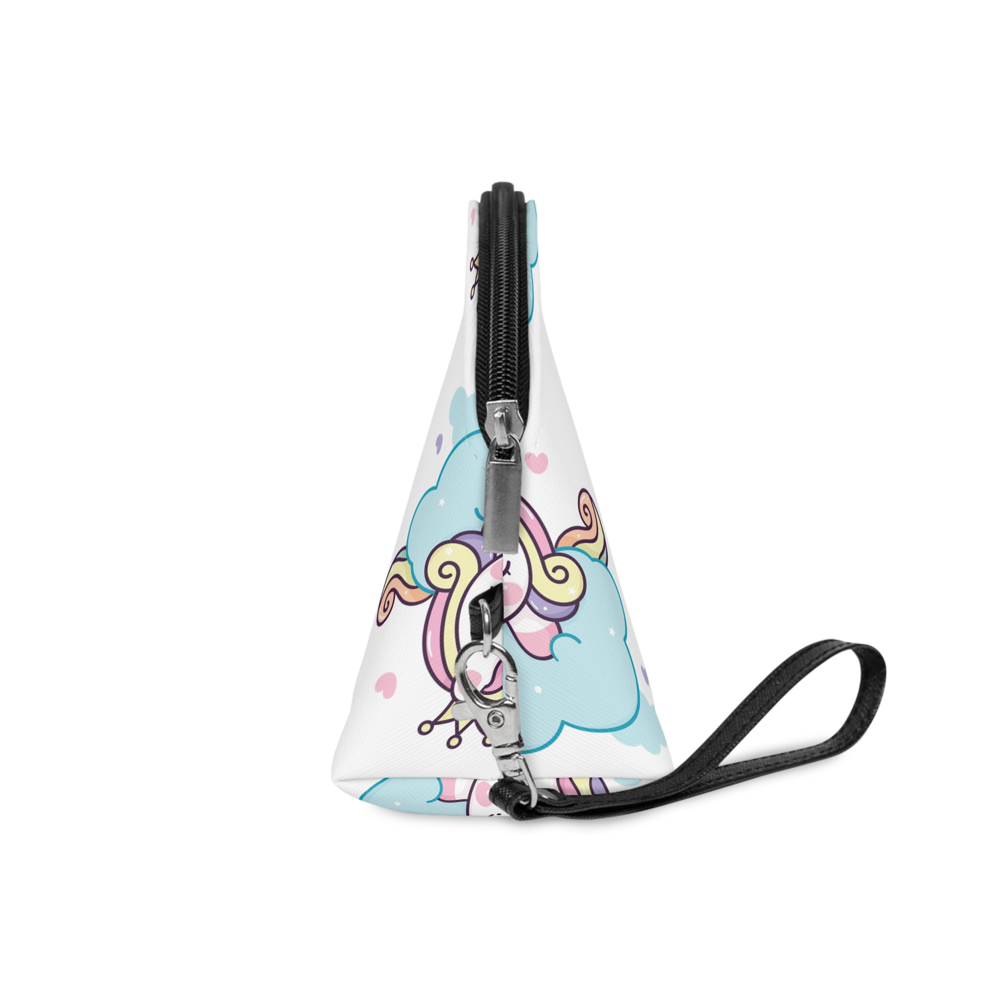 Cute Unicorn Princess Cartoon Sleep Cloud Kawaii Clipart Makeup Bag - Image 3