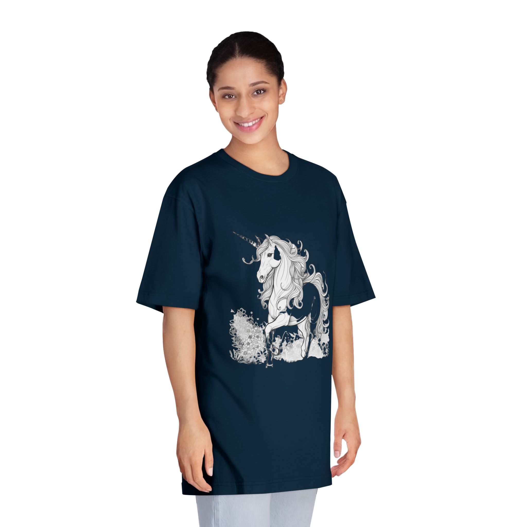 Unicorns 240 Unisex Classic Crewneck T Shirt - Image 19