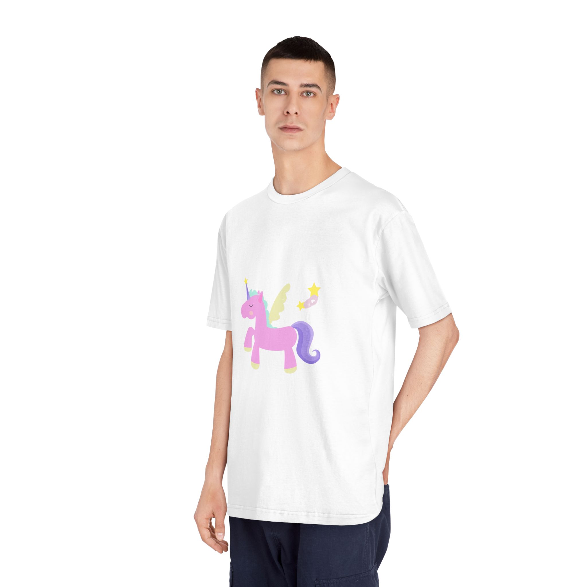 Unicorns 35 Unisex Classic Crewneck T Shirt - Image 4