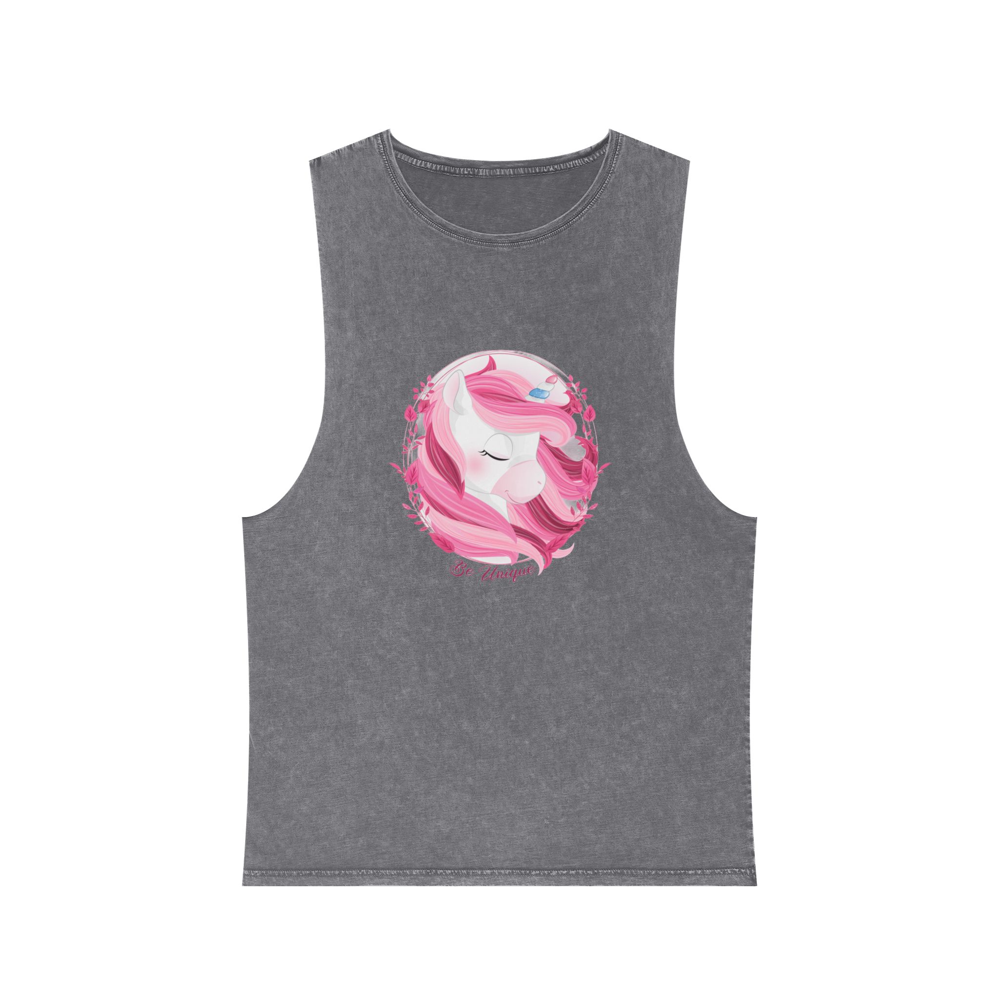 Unicorn V490 Unisex Stonewash Tank Top - Image 9