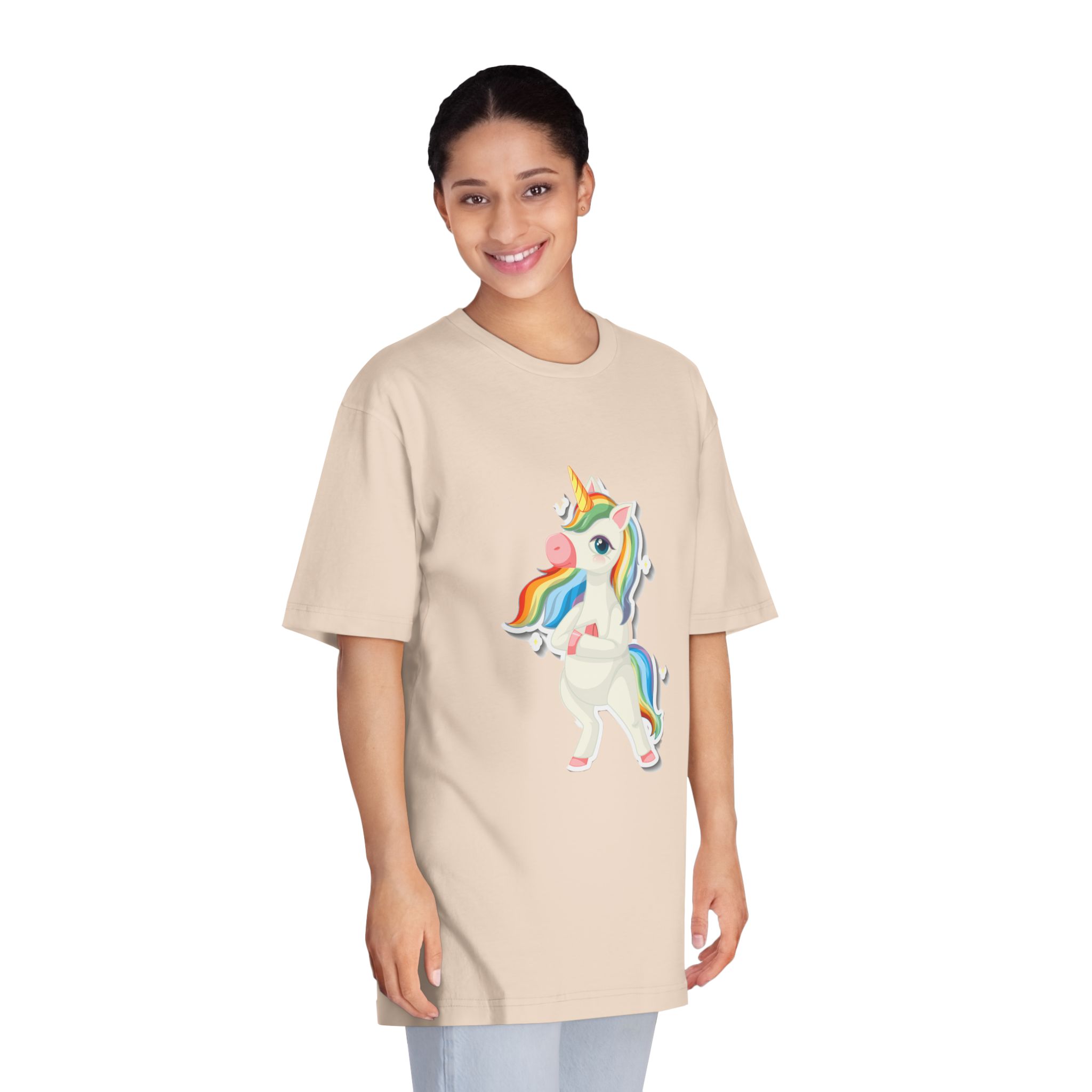 Unicorn V697 Unisex Classic Crewneck T Shirt - Image 11