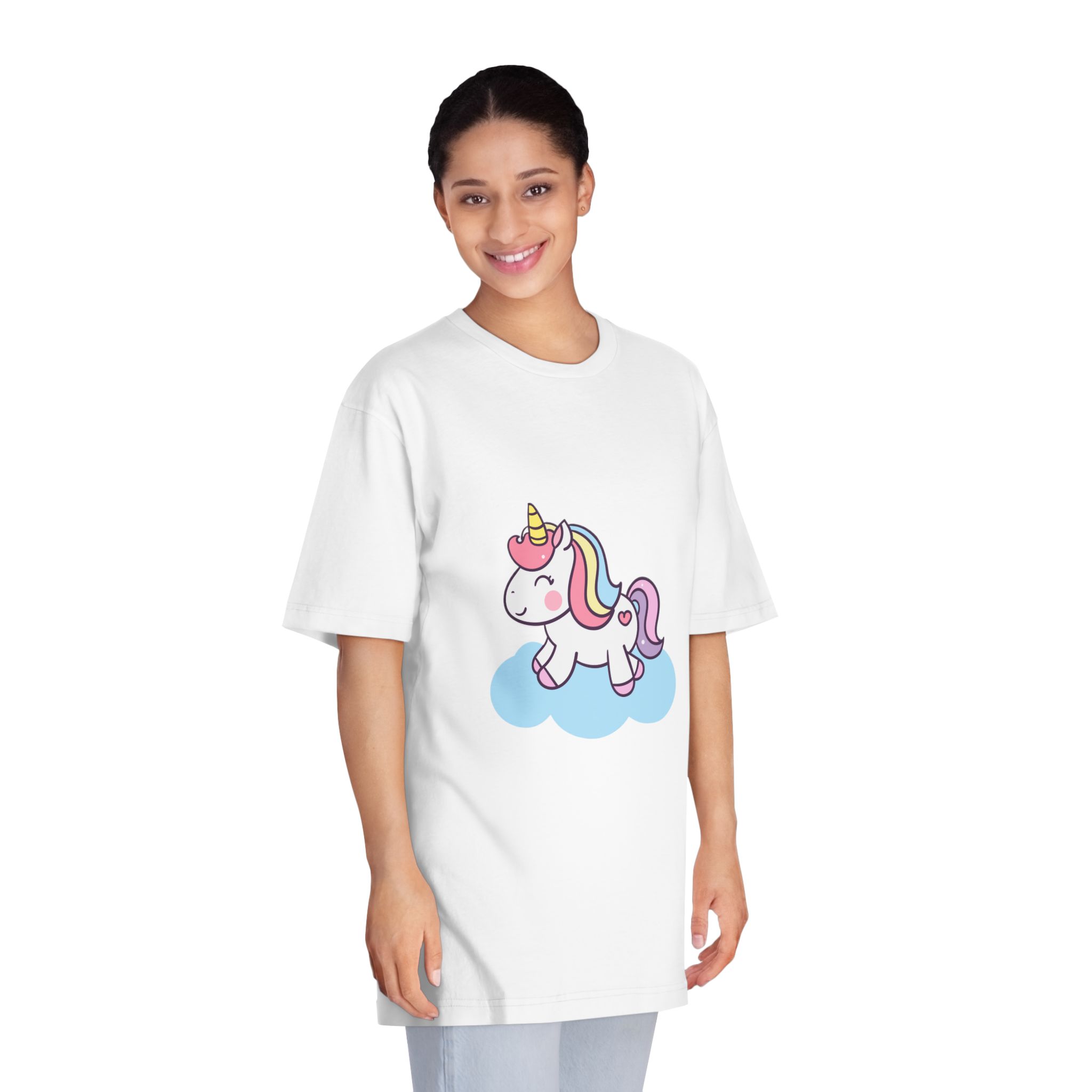 Unicorns 61 Unisex Classic Crewneck T Shirt - Image 3