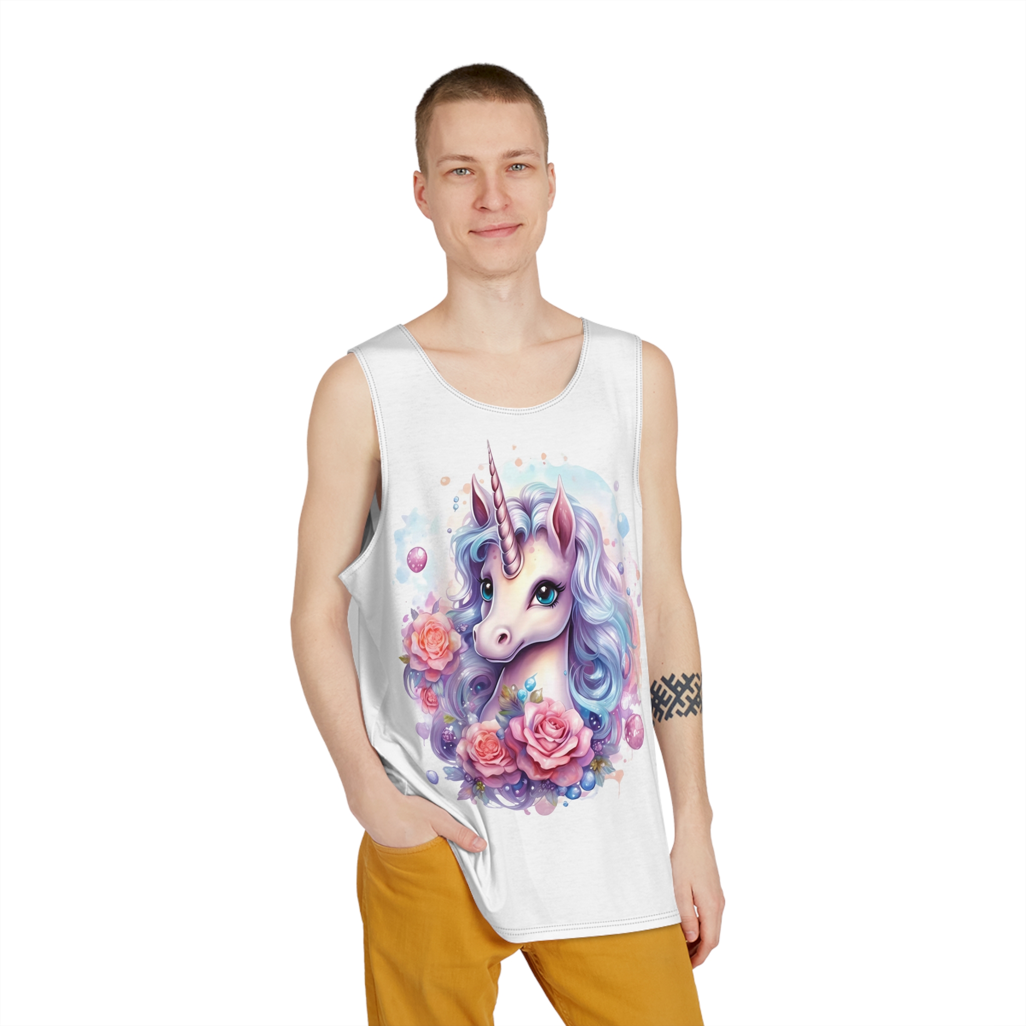 Unicorns 201 Mens Tank Aop - Image 3