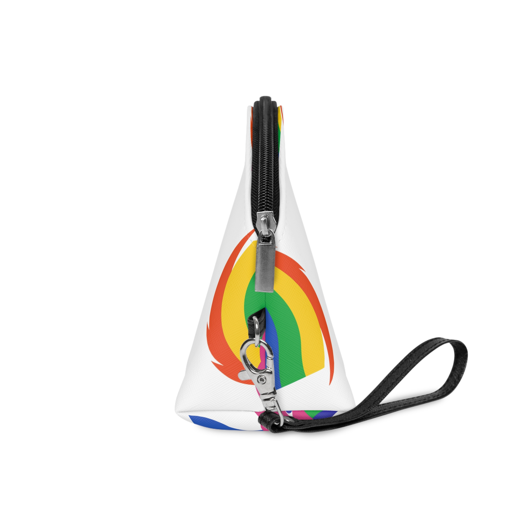 Rainbow Unicorn Head Flat Style Makeup Bag - Image 3