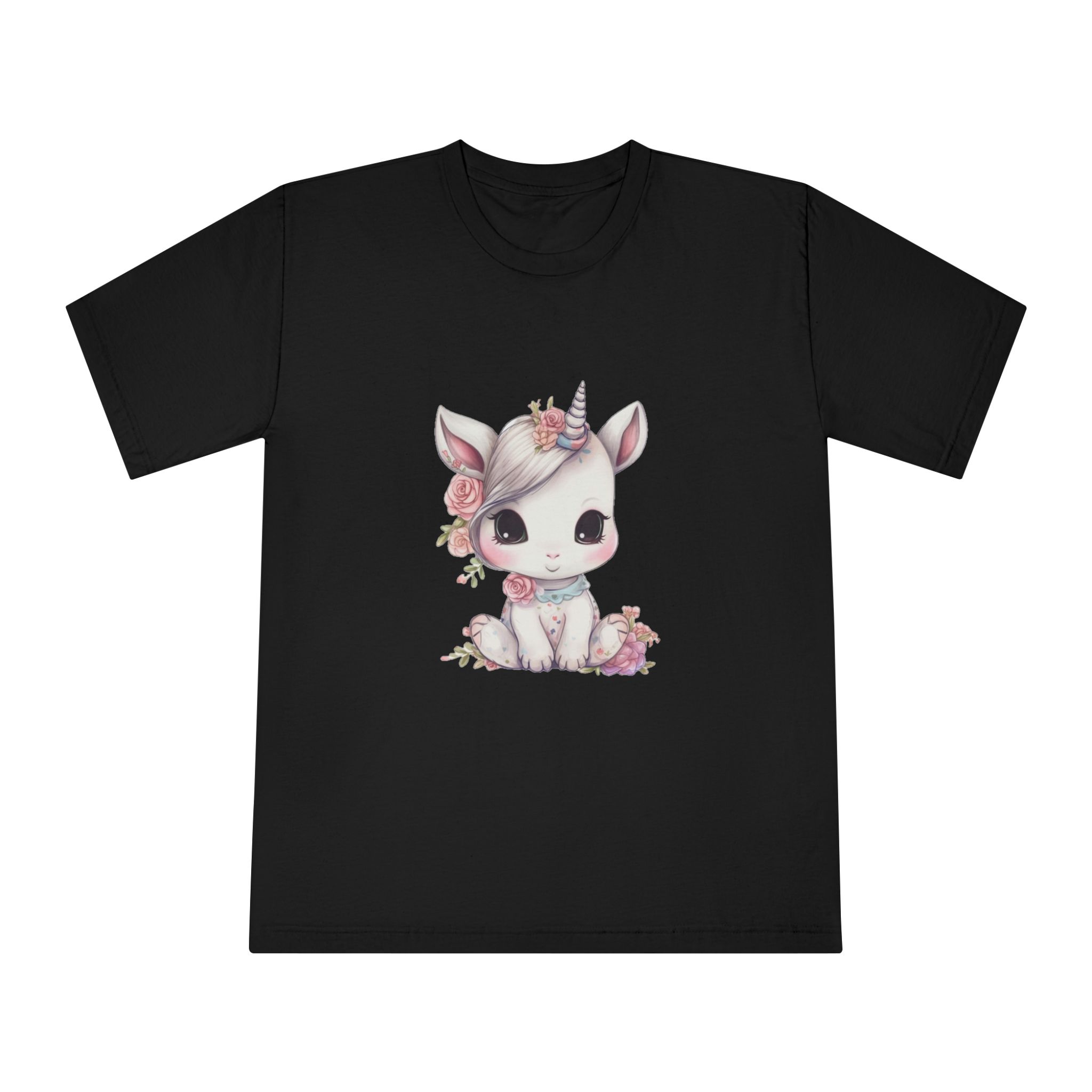Cute Baby Unicorn Sublimation Unisex Classic Crewneck T Shirt - Image 5