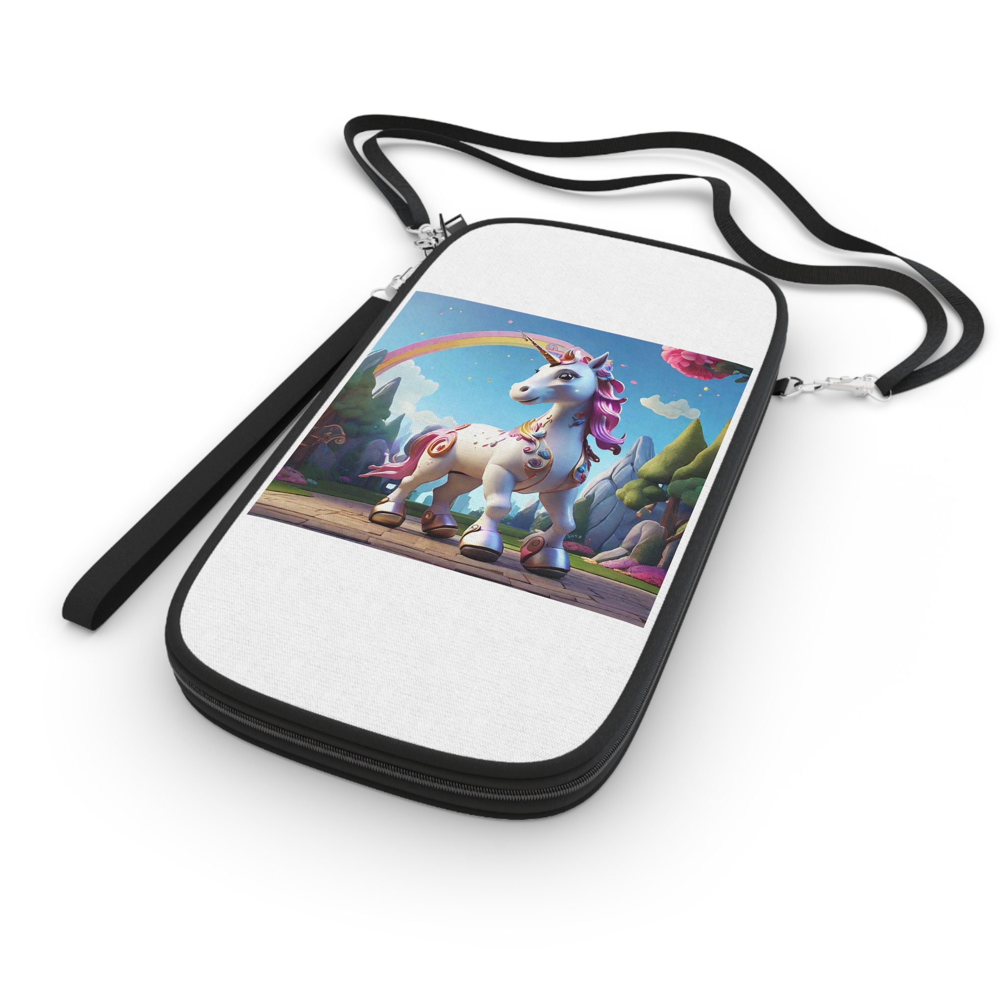 Animated Unicorn Children Generated By Ai (7) Passport Wallet - Image 3