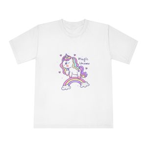 Cute Unicorn Doodle Rainbow Unisex Classic Crewneck T Shirt
