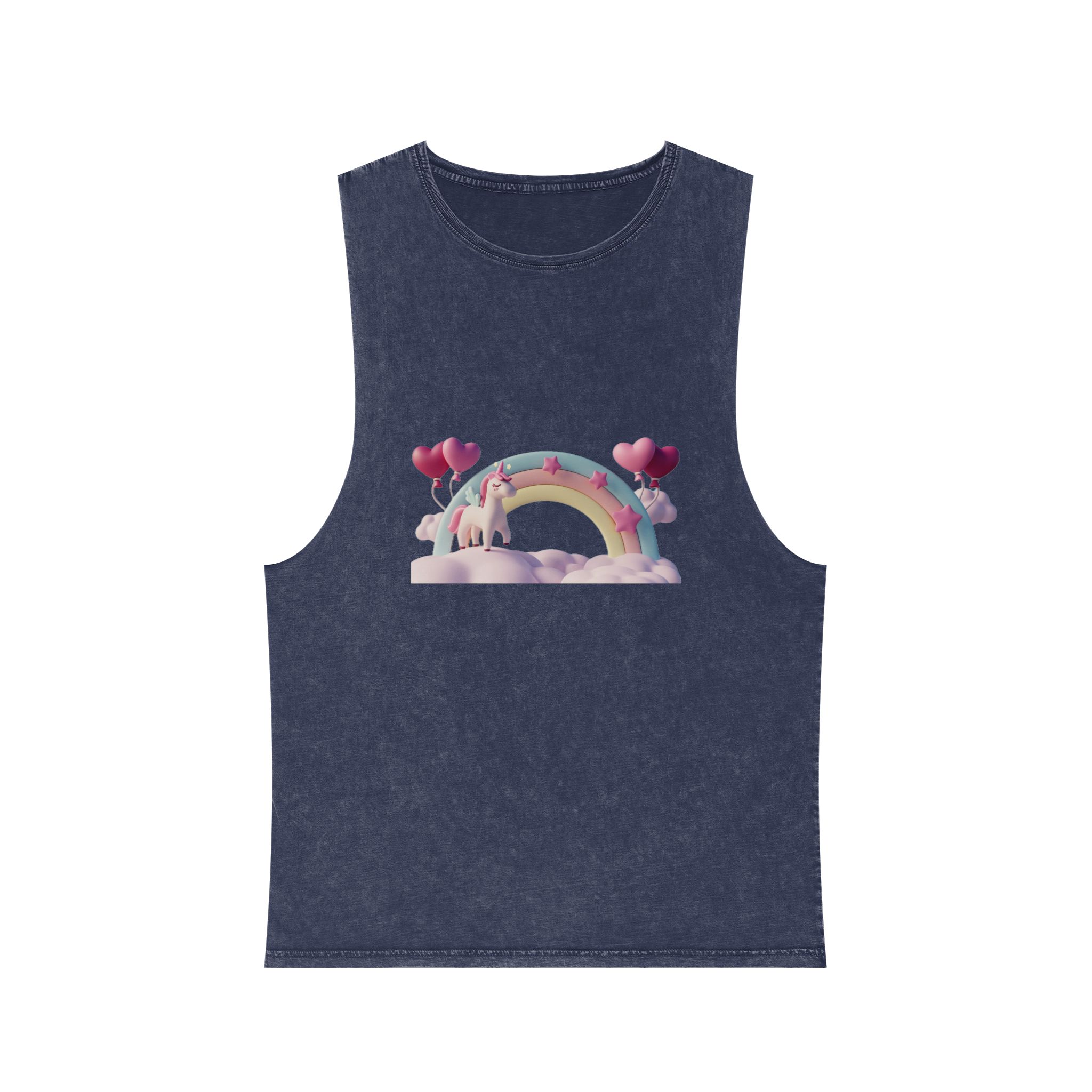 Unicorn V428 Unisex Stonewash Tank Top - Image 13
