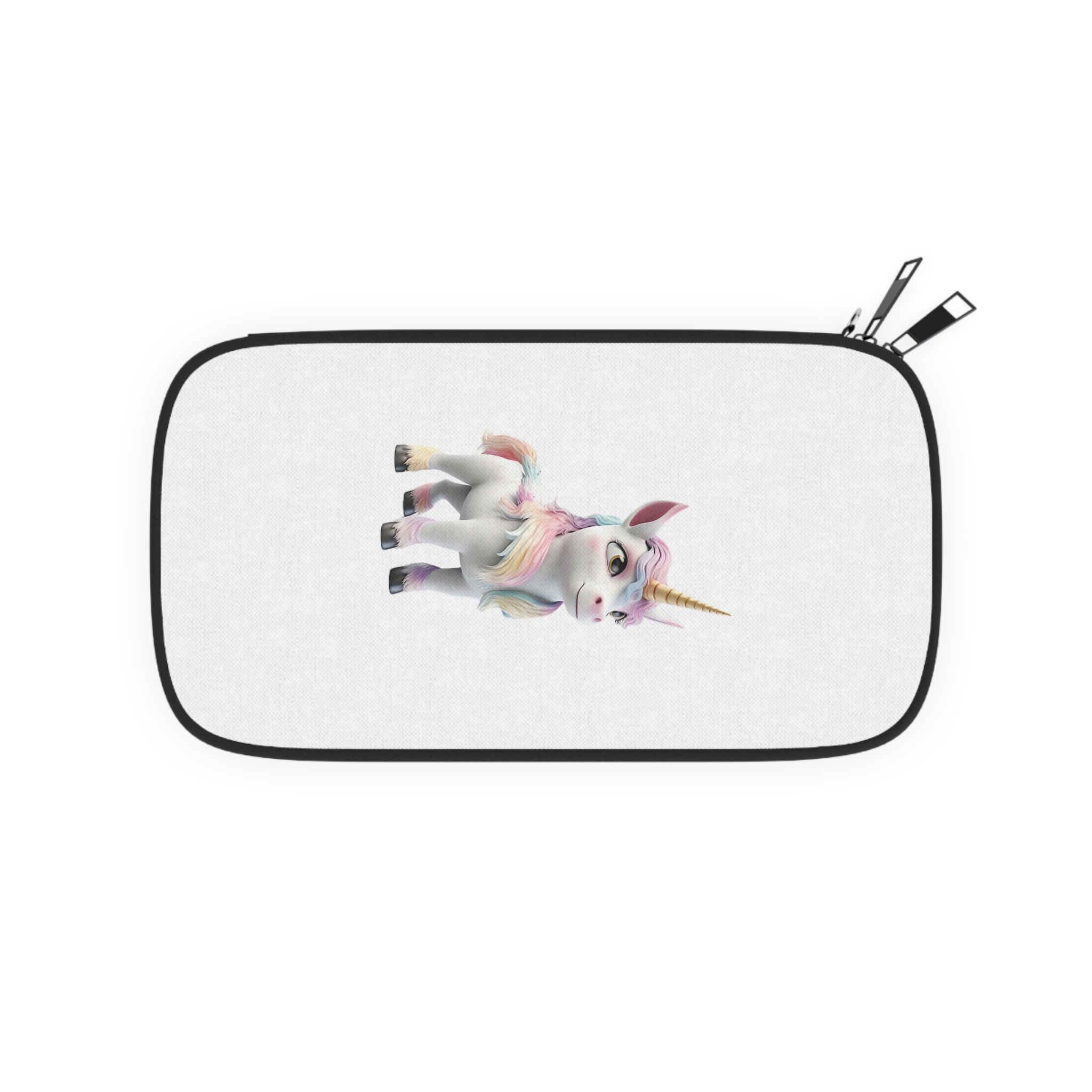 Colorful Cartoon Animated 3d Unicorn Children (13) Passport Wallet