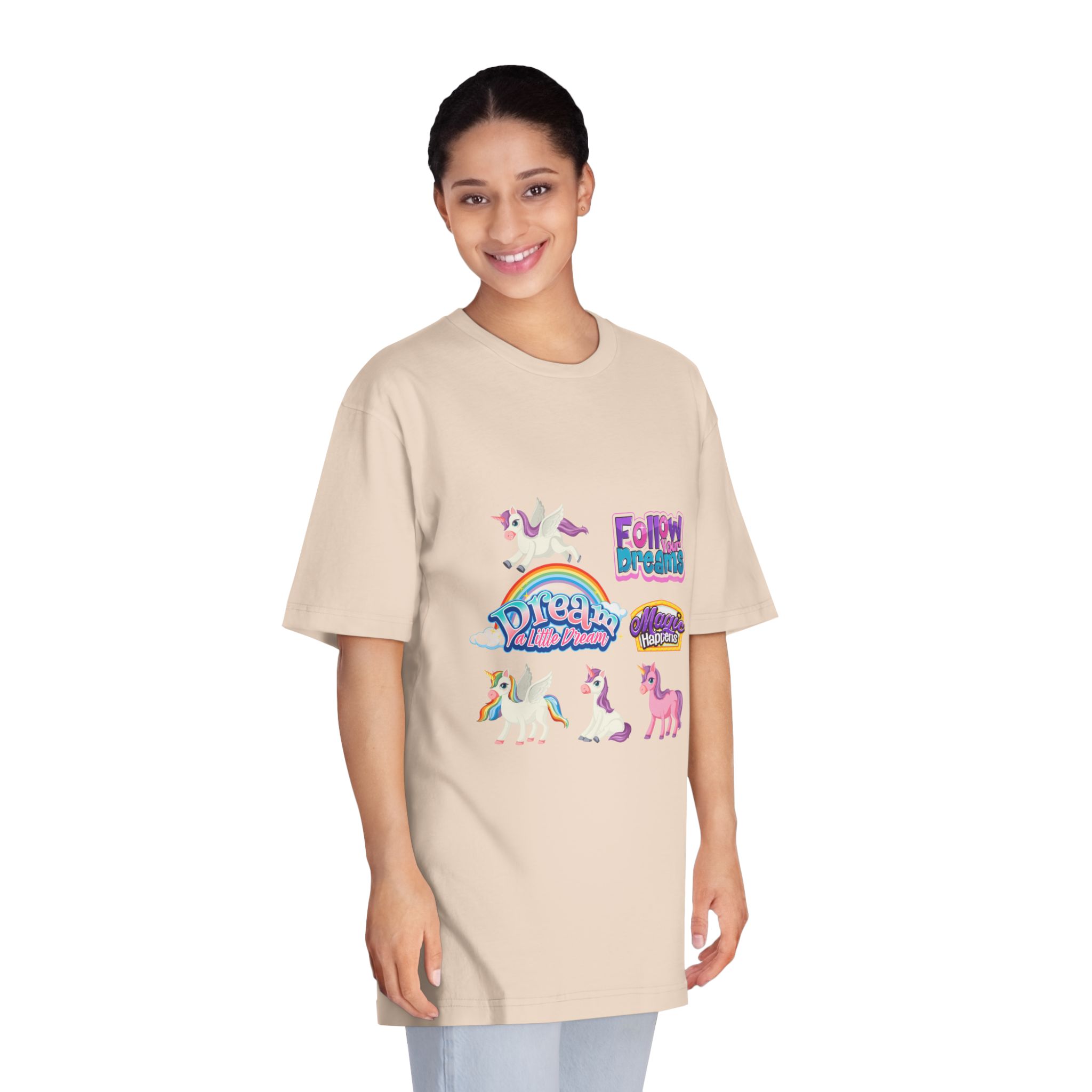 Unicorn V744 Unisex Classic Crewneck T Shirt - Image 11