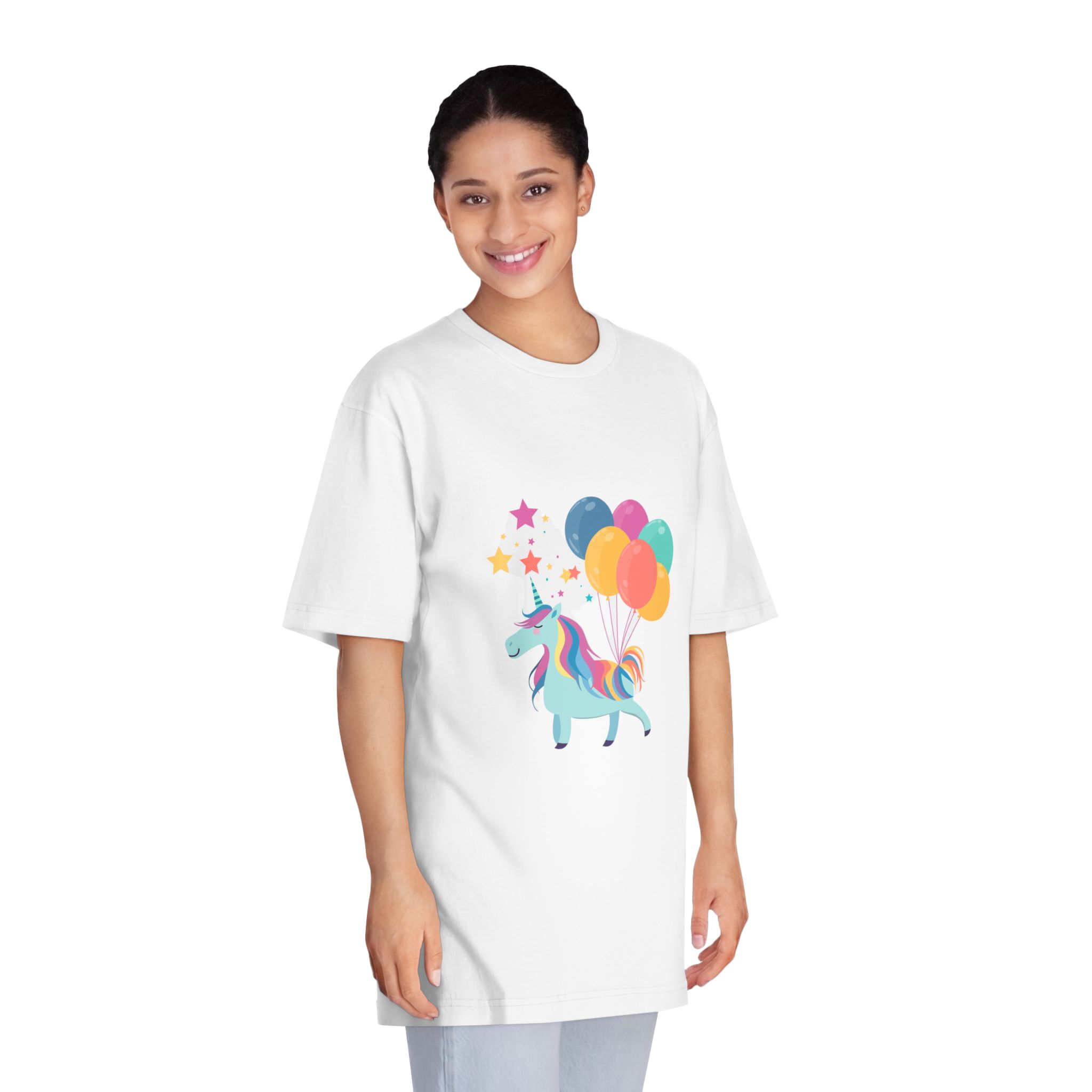Unicorns 427 Unisex Classic Crewneck T Shirt - Image 3