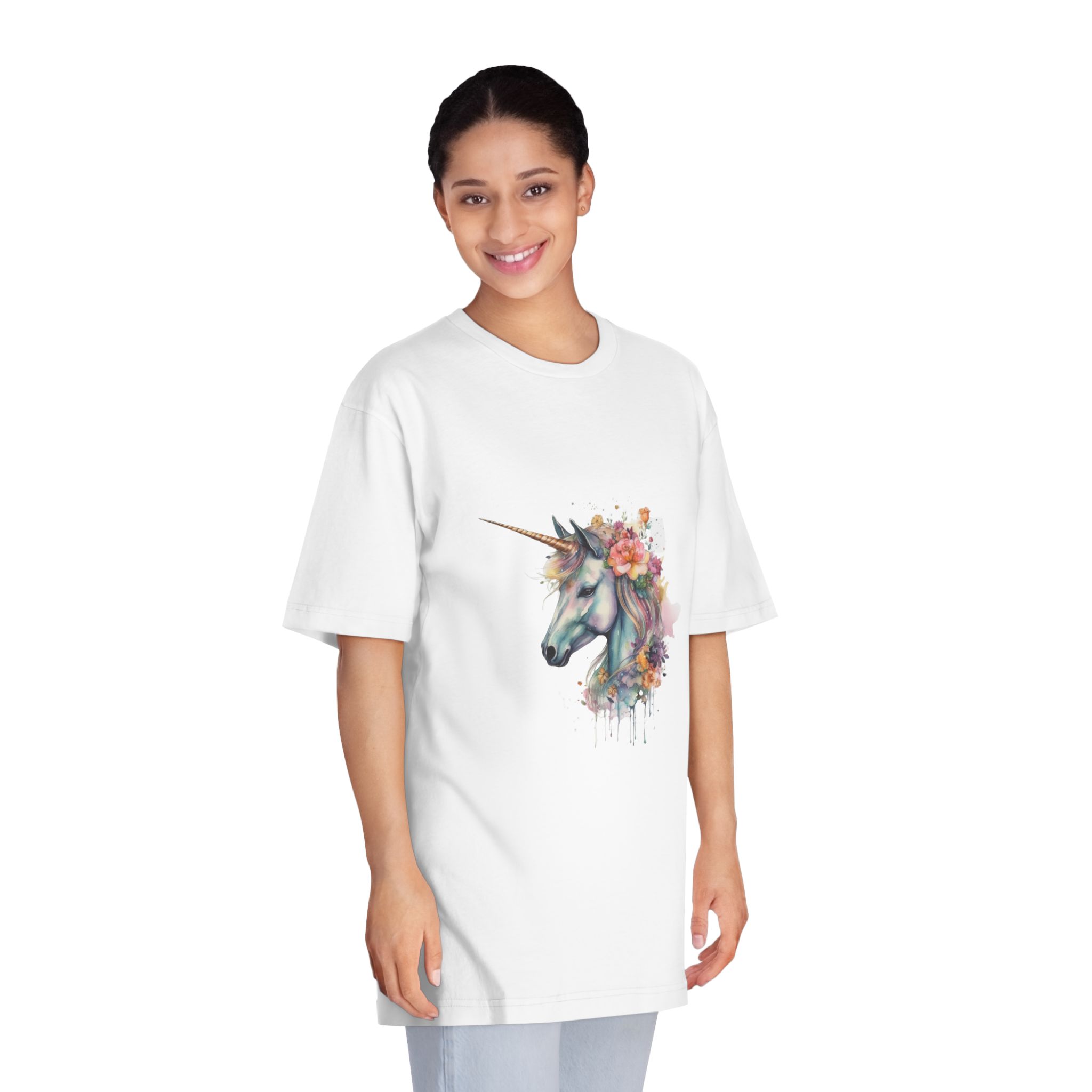 Unicorns 173 Unisex Classic Crewneck T Shirt - Image 3