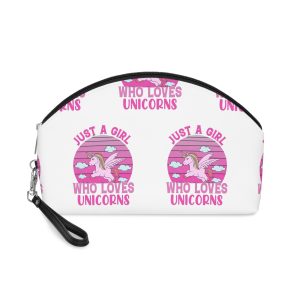 Just A Girl Who Loves Unicorns Makeup Bag