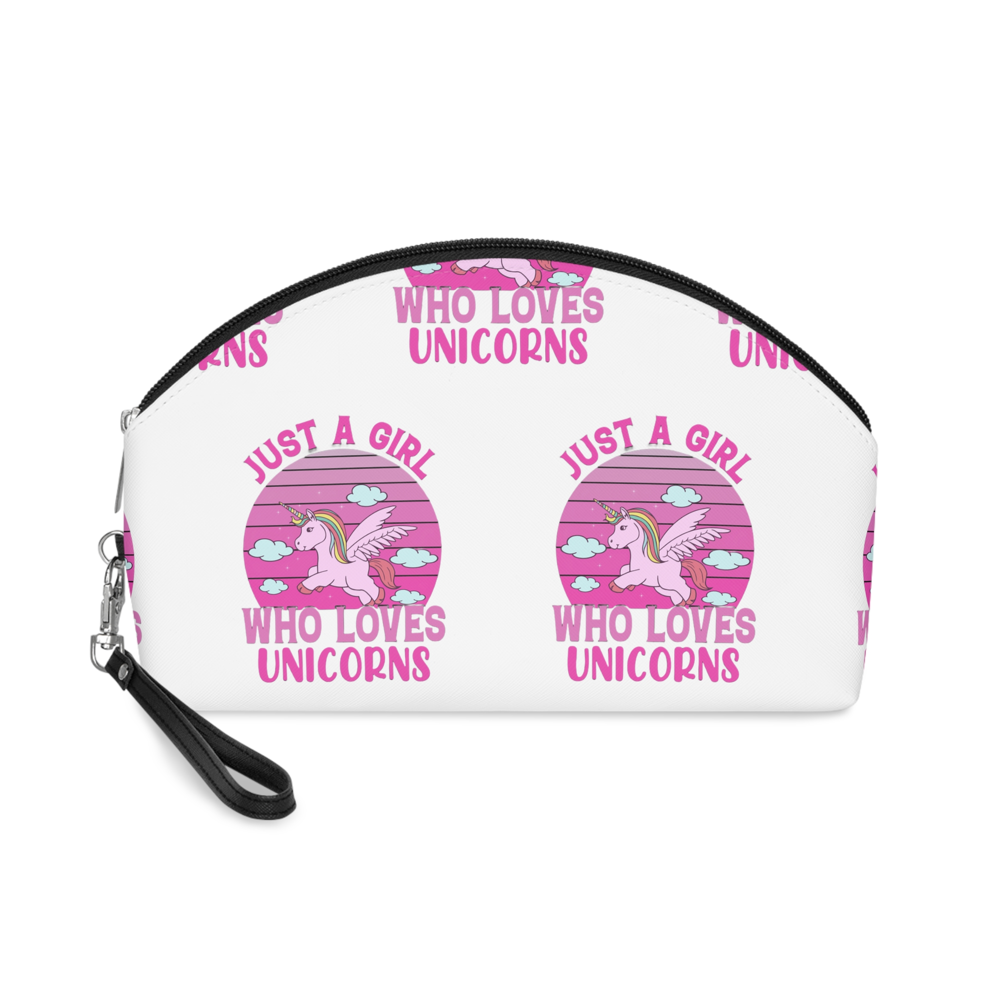 Just A Girl Who Loves Unicorns Makeup Bag