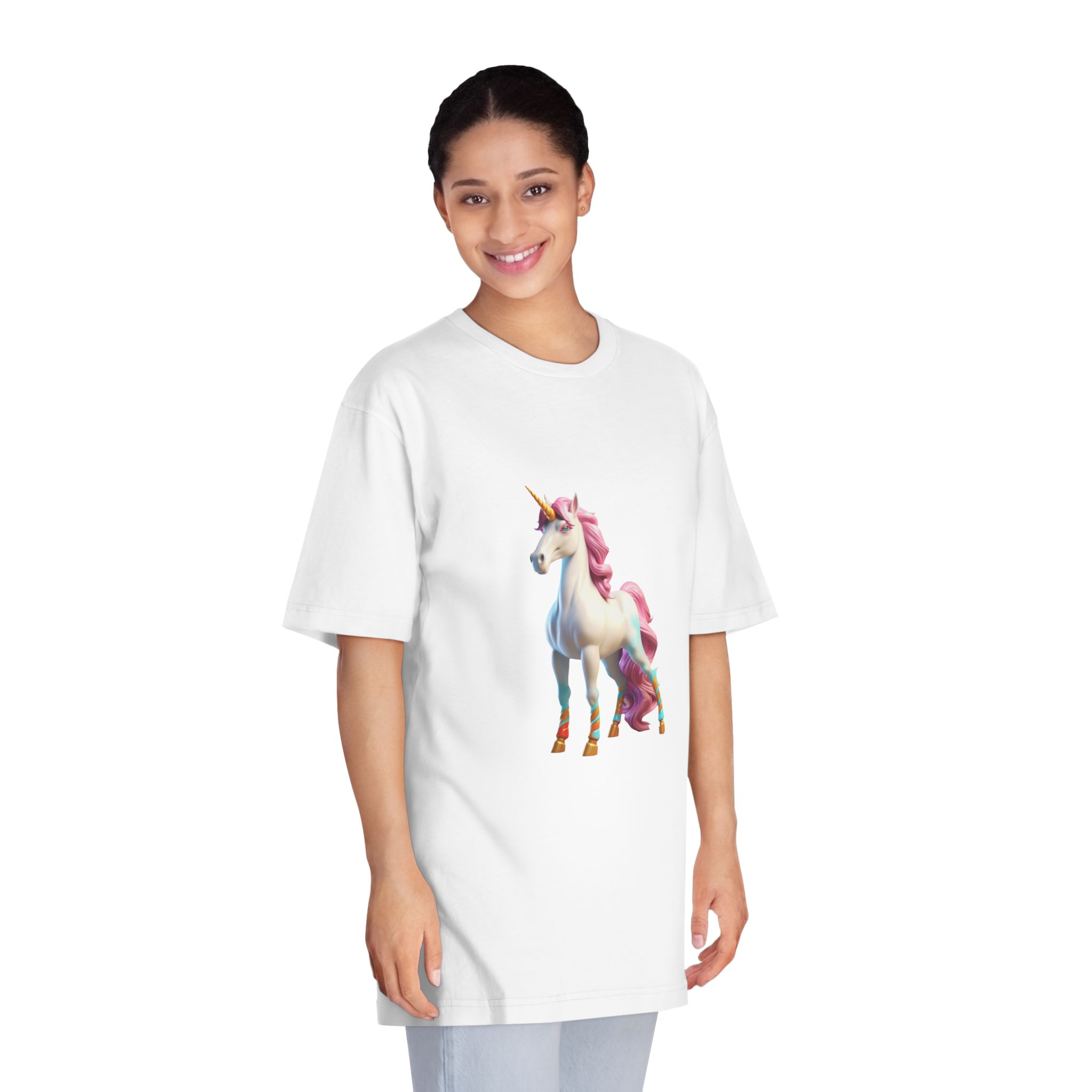 Unicorns 160 Unisex Classic Crewneck T Shirt - Image 3